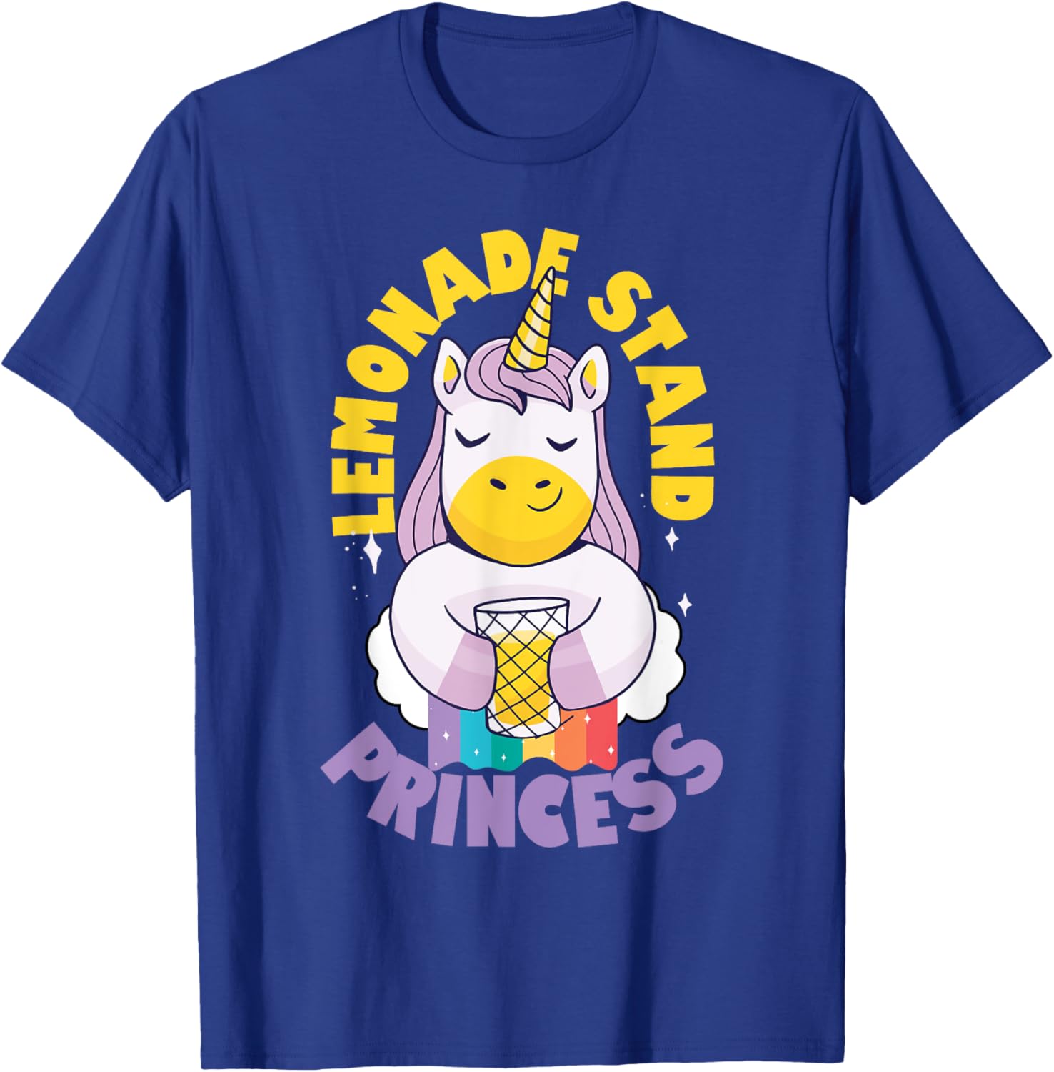 Lemonade Stand Princess Entrepreneur Kids - Unicorn T-Shirt - T-Shirt | Royal