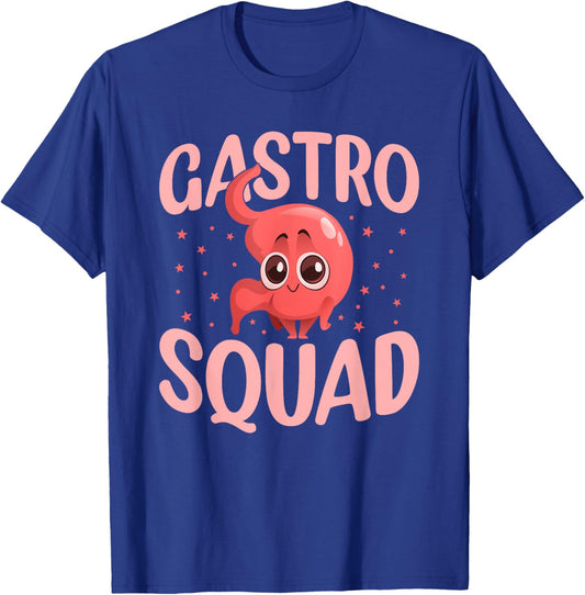 Medical Assistant Gastroenterology, Gastro Squad, Endoscopy T-Shirt - T-Shirt | Royal