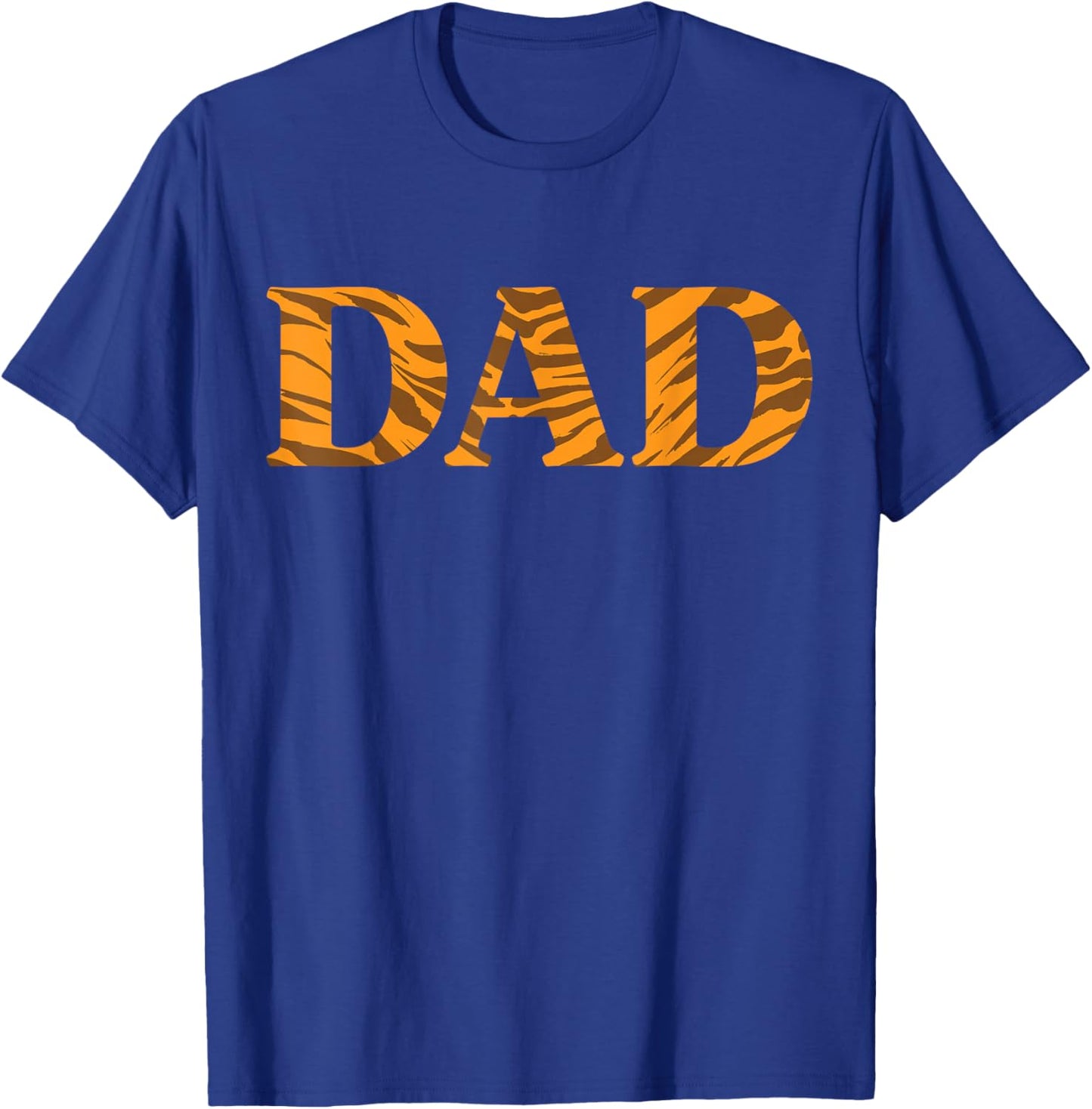 Father's Day Tiger Print Proud Family Dad T-Shirt - T-Shirt | Royal