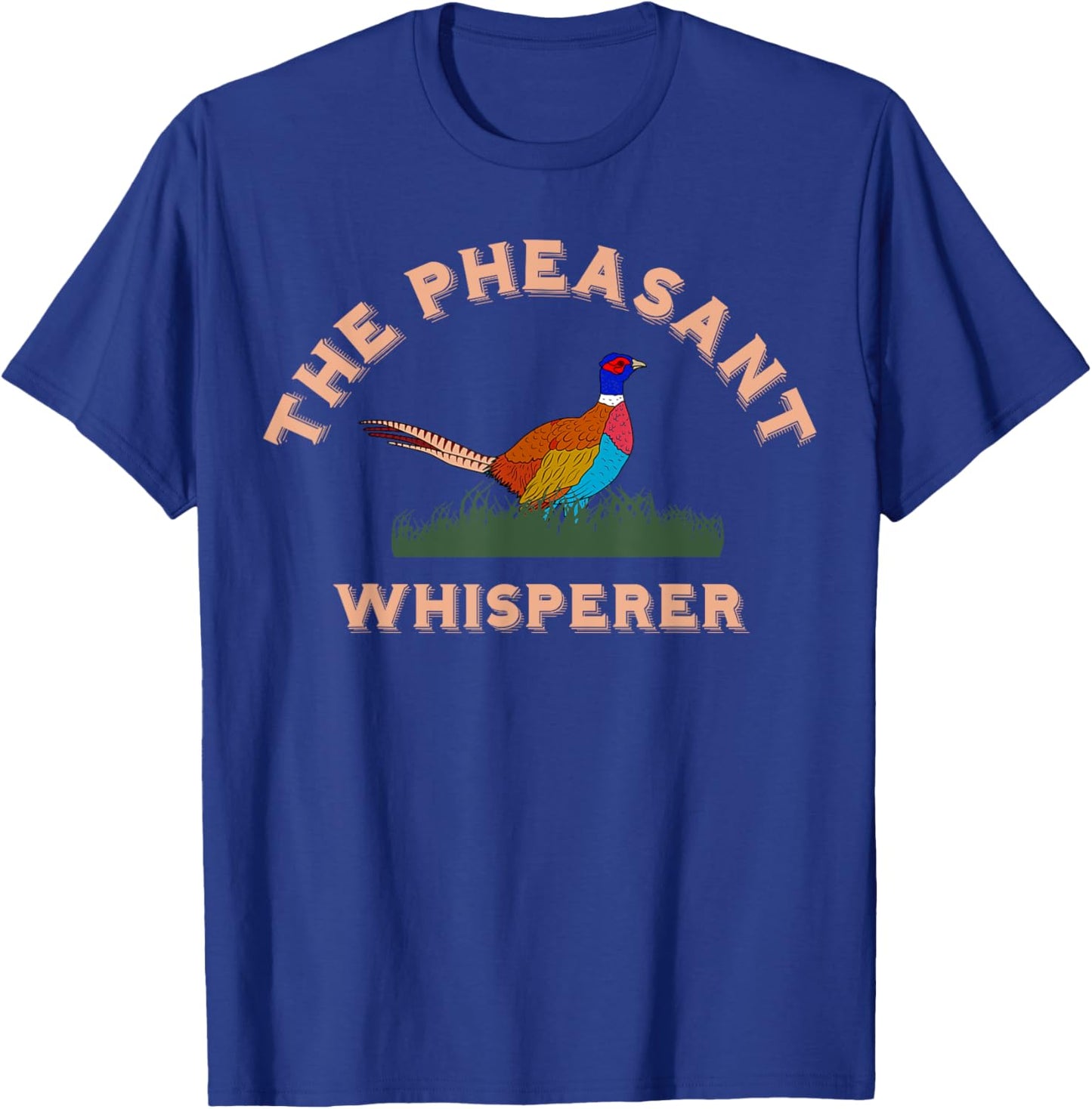 Pheasant Retro Vintage Bird Hunting Hunter T-Shirt - T-Shirt | Royal