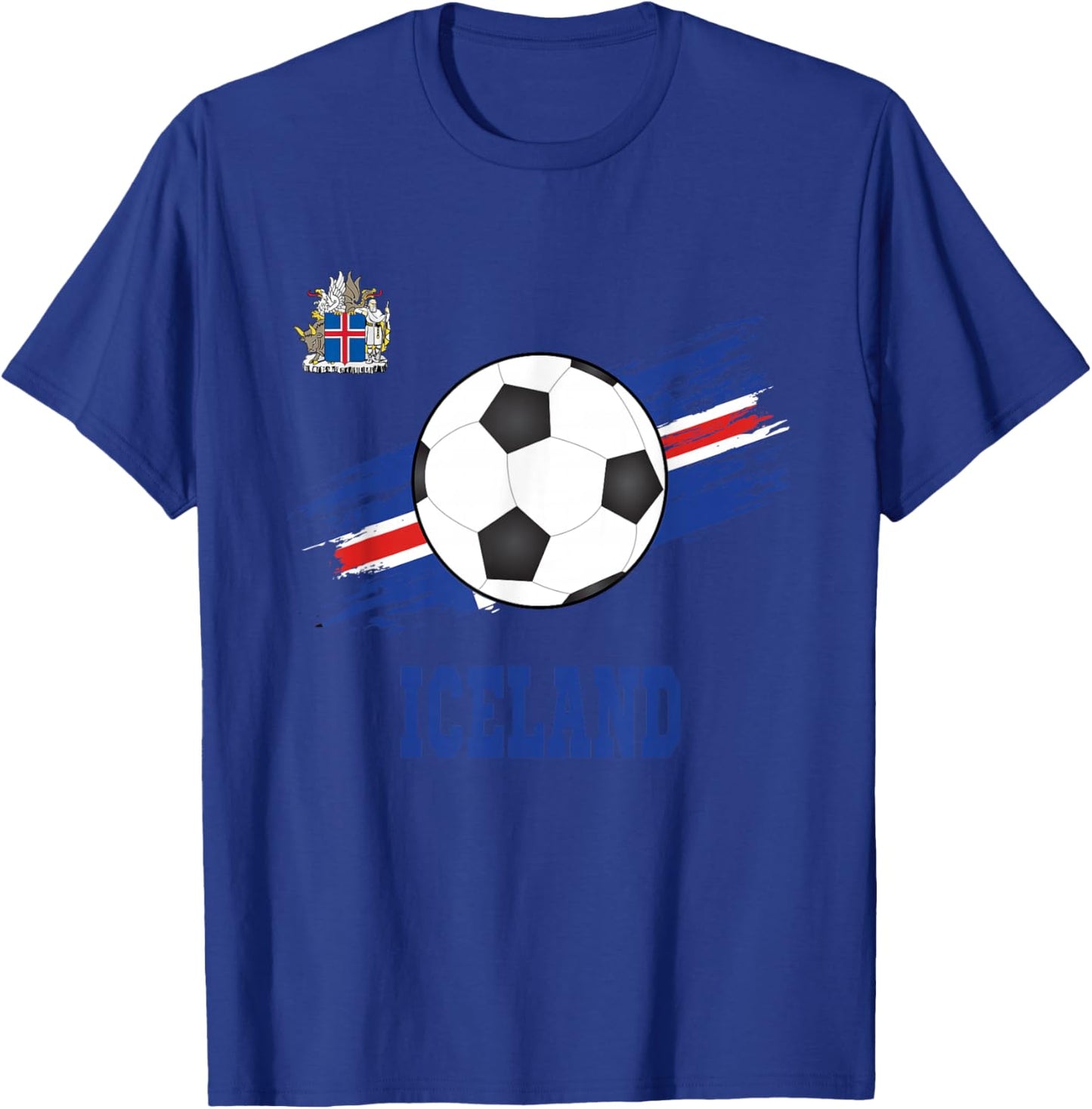 Iceland Soccer Icelandic Football Icelander Futbol T-Shirt - T-Shirt | Royal