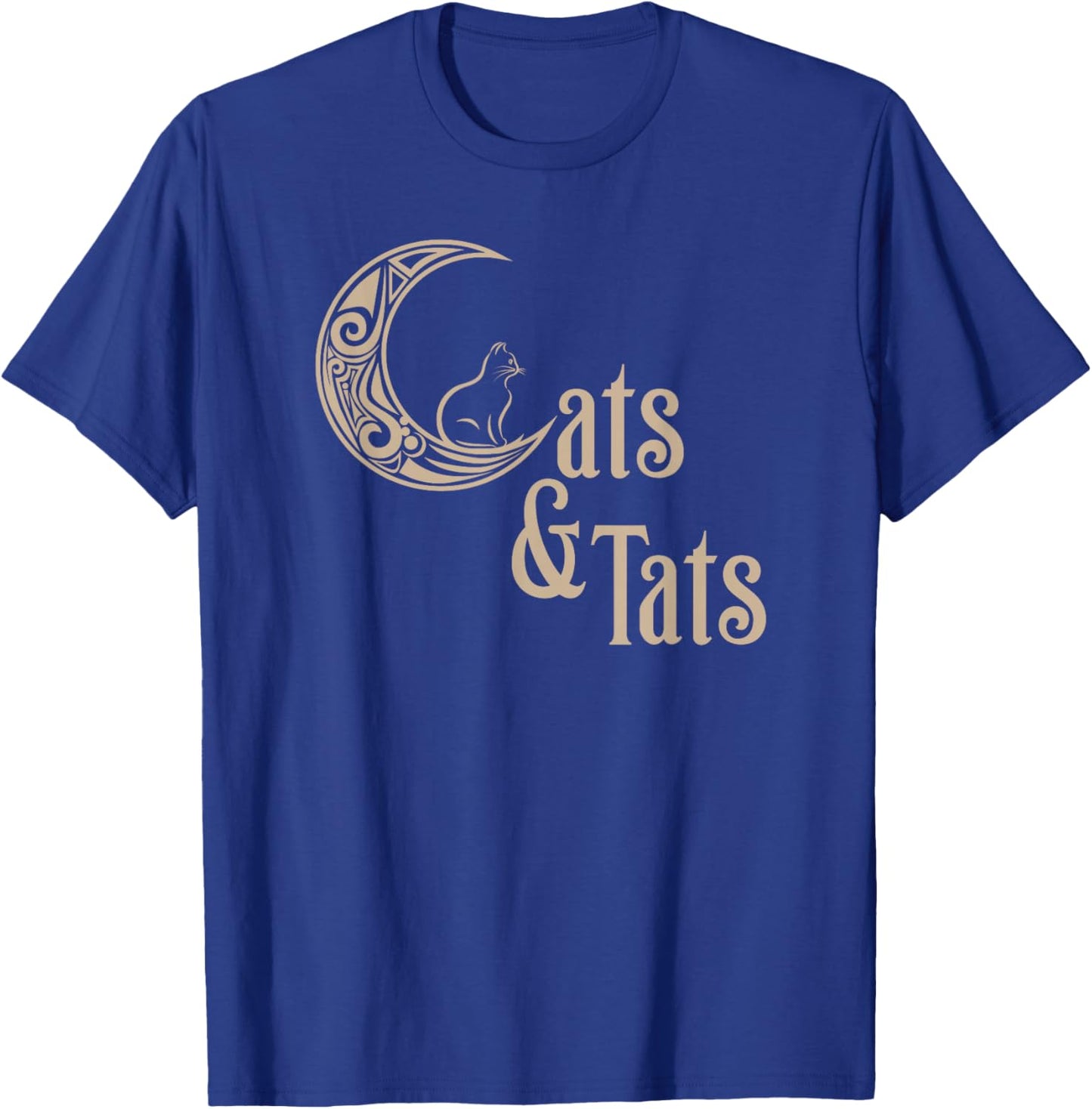 I love Cats and Tattoos Cats and Tats Funny T-Shirt - T-Shirt | Royal