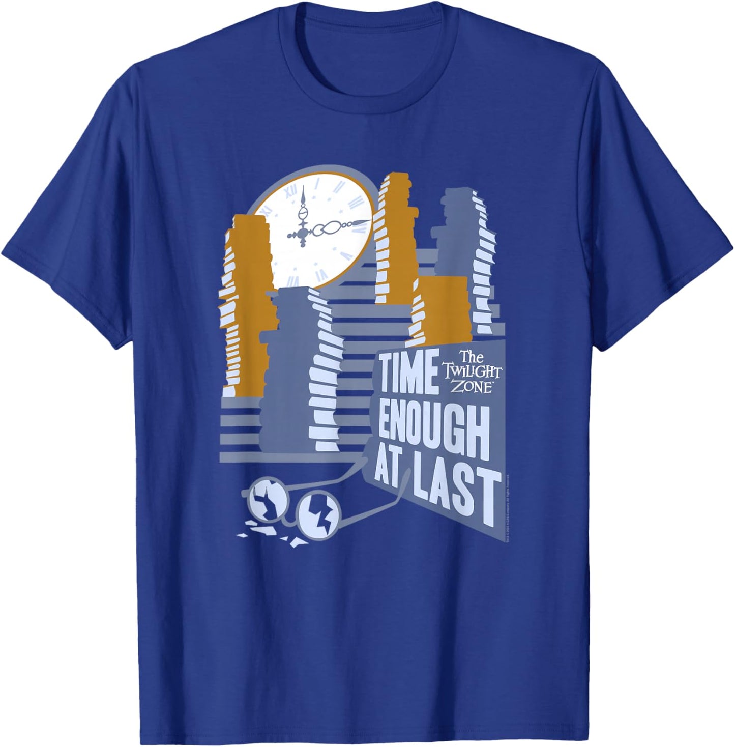 The Twilight Zone Time Enough at Last T-Shirt - T-Shirt | Royal