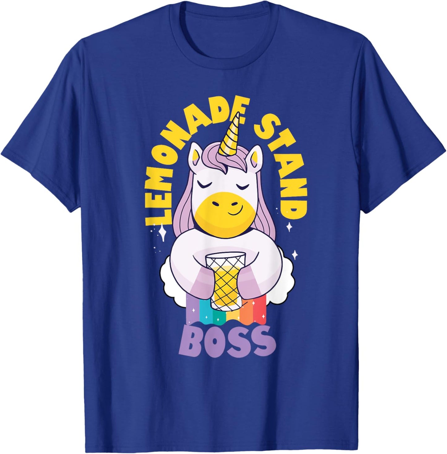 Lemonade Stand Boss Entrepreneur Kids - Unicorn T-Shirt - T-Shirt | Royal