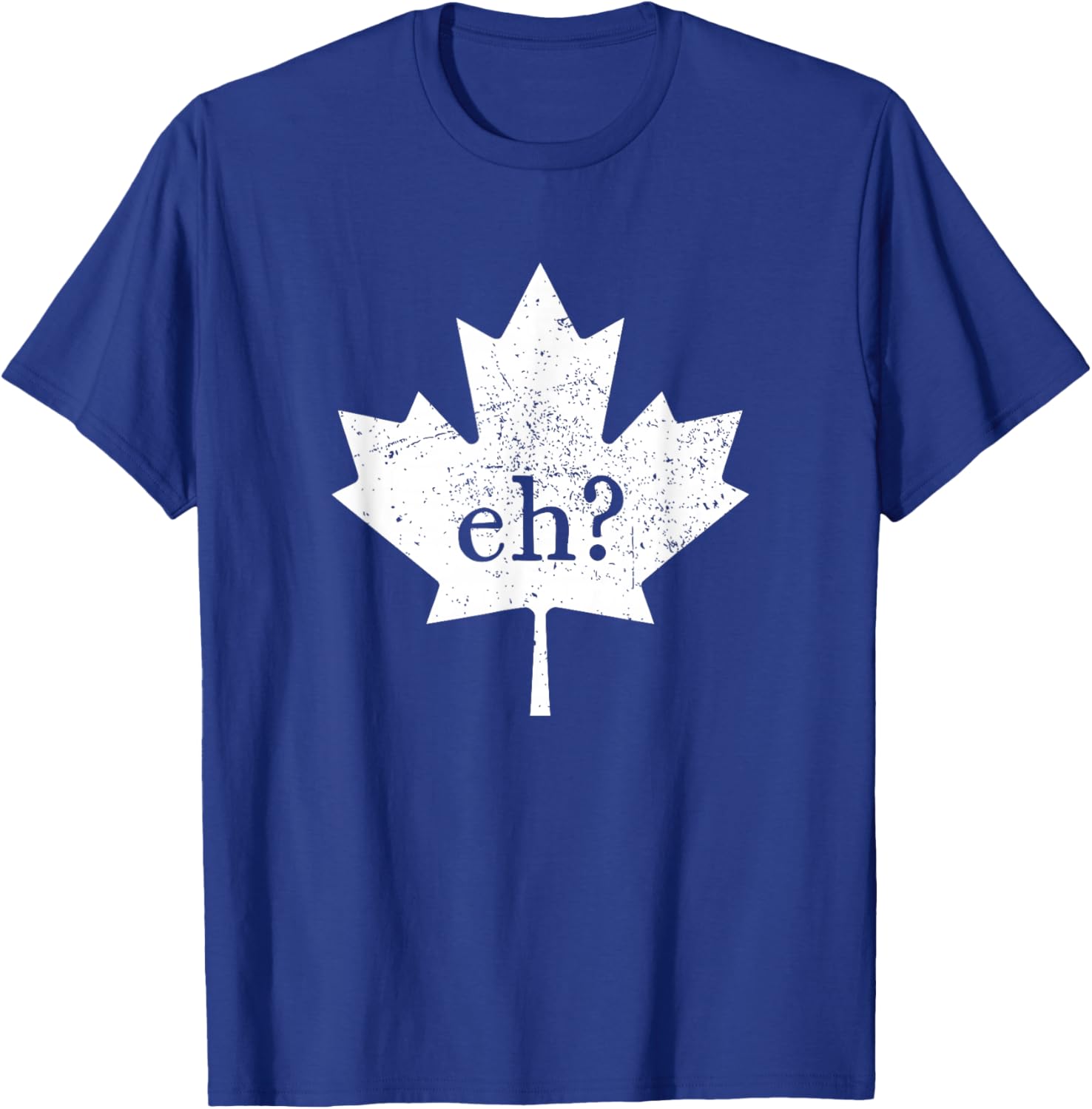 Vintage Canada Eh Maple Leaf Funny Canadian Roots T-Shirt - T-Shirt | Royal