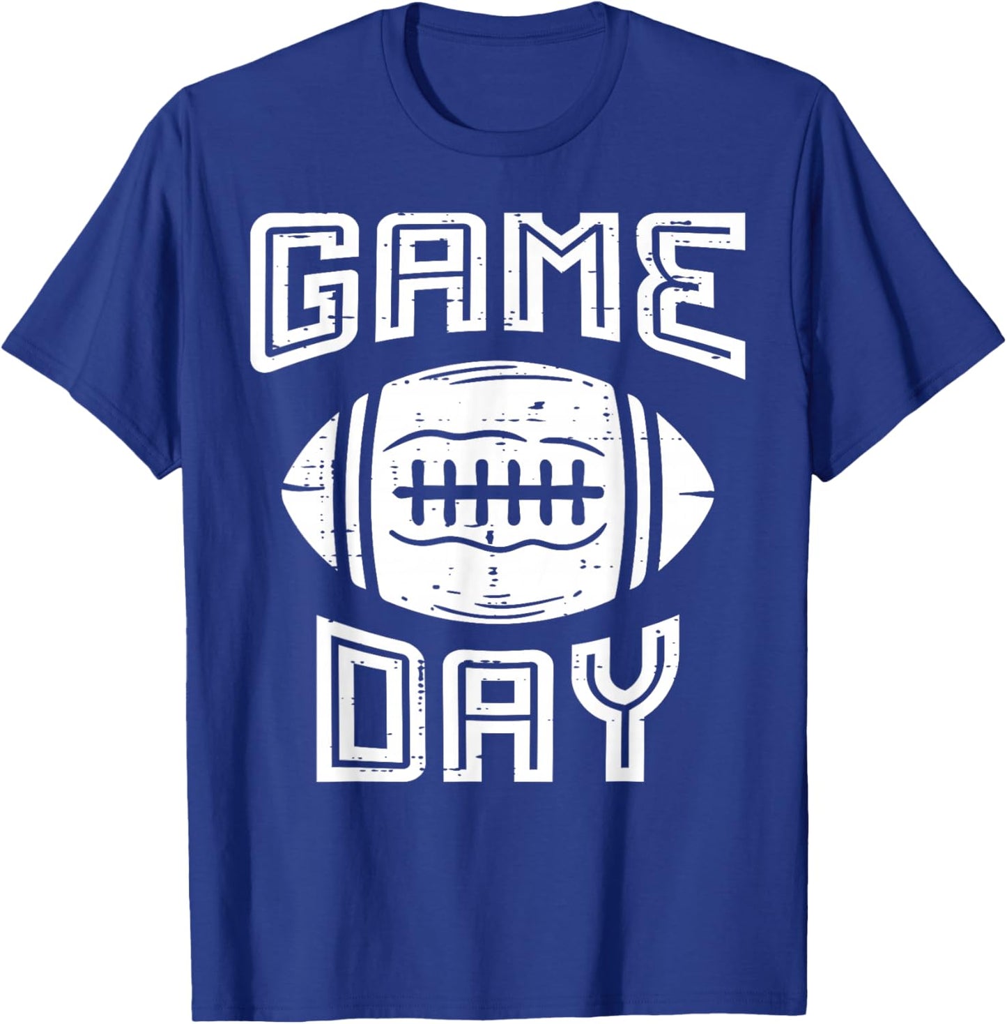 American Football Game Day Sports Lover Men Women Youth Kids T-Shirt - T-Shirt | Royal