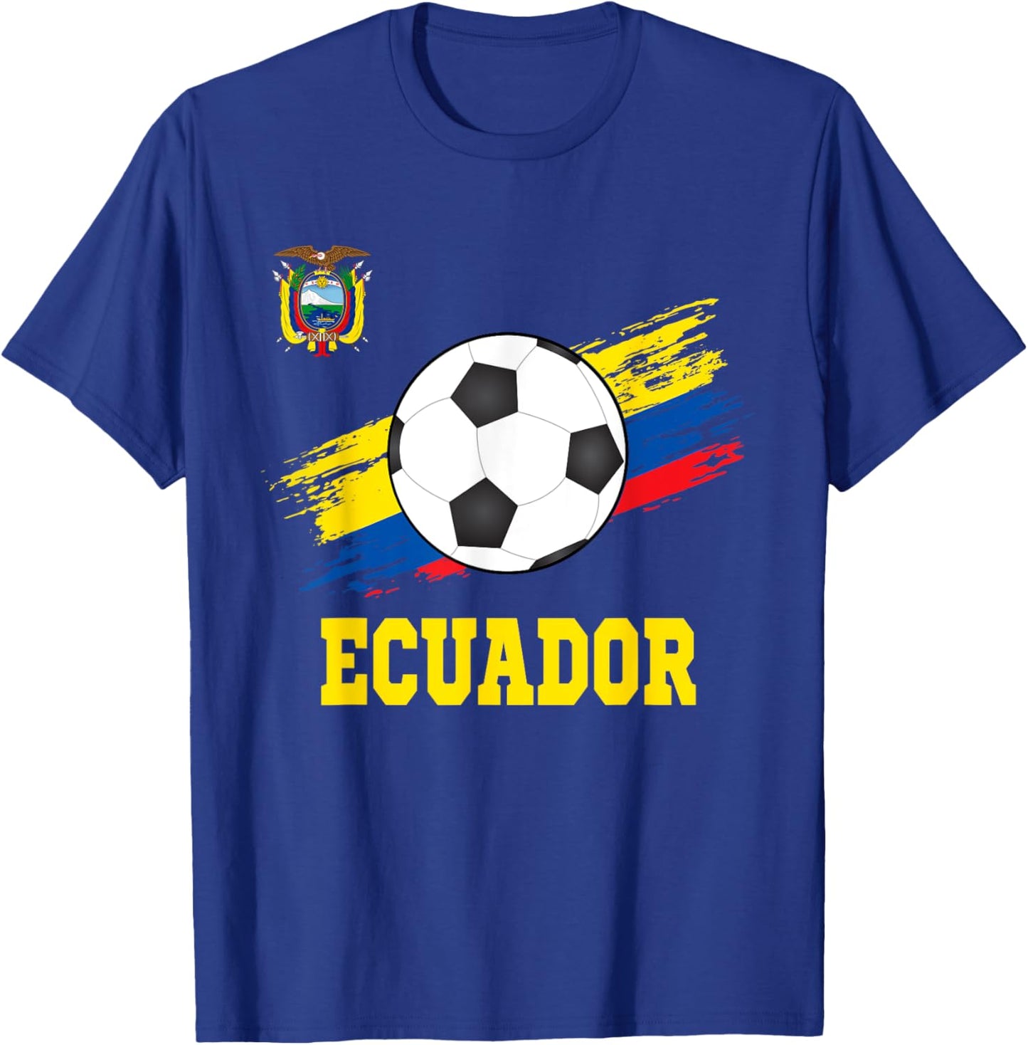 Ecuador Soccer Ecuadorian Football Ecuatoriano Futbol T-Shirt - T-Shirt | Royal