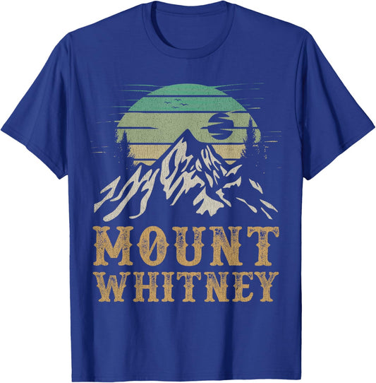 Mount Whitney National Park Merchandise Hiking Mt. Whitney T-Shirt - T-Shirt | Royal