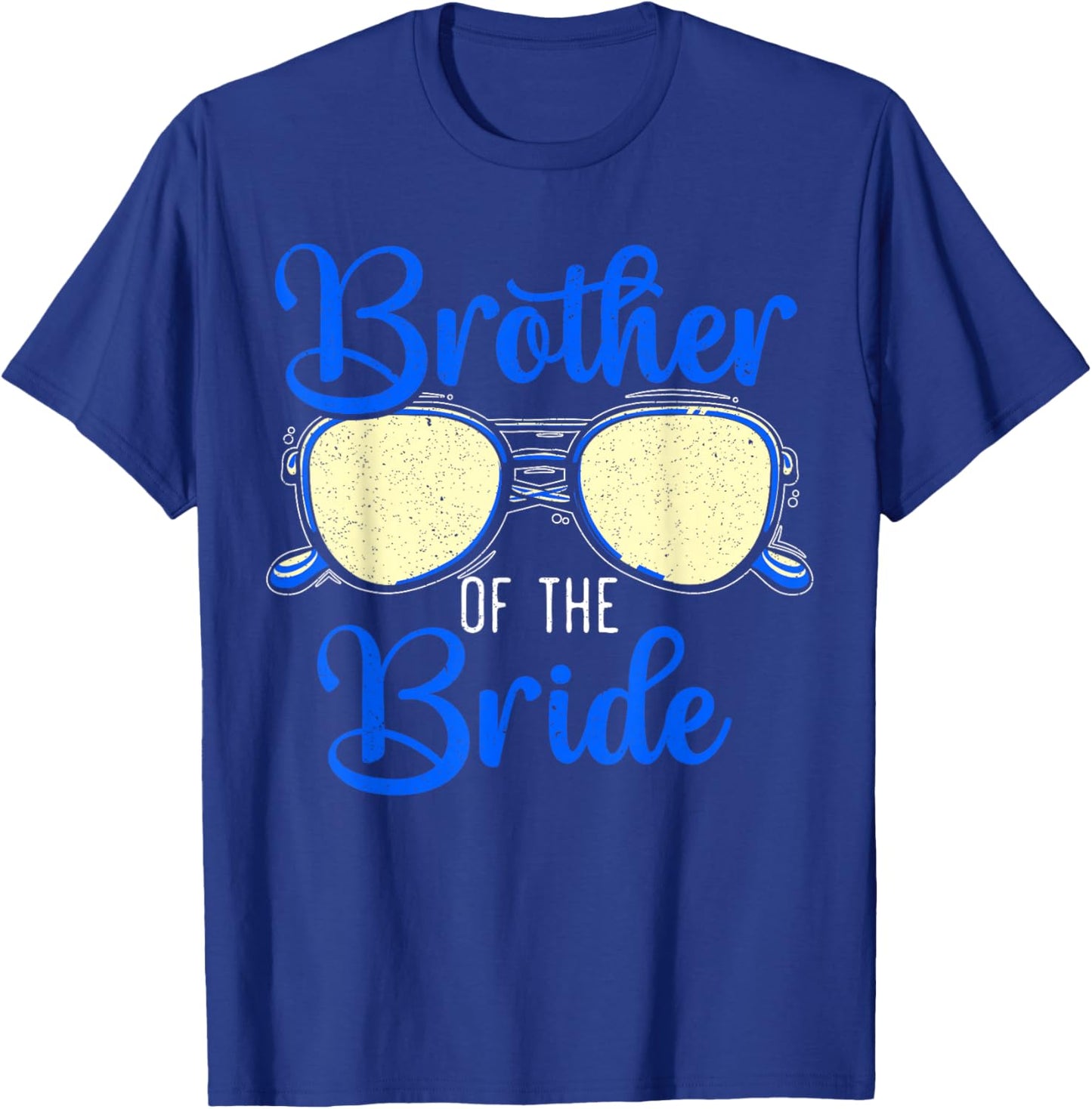 Brother Of The Bride Design for a Matching Bridal Party T-Shirt - T-Shirt | Royal
