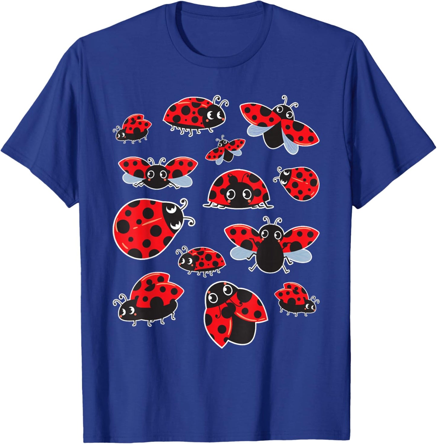 Adorable Ladybugs - Insectology Entomophile Beetle Collector T-Shirt - T-Shirt | Royal