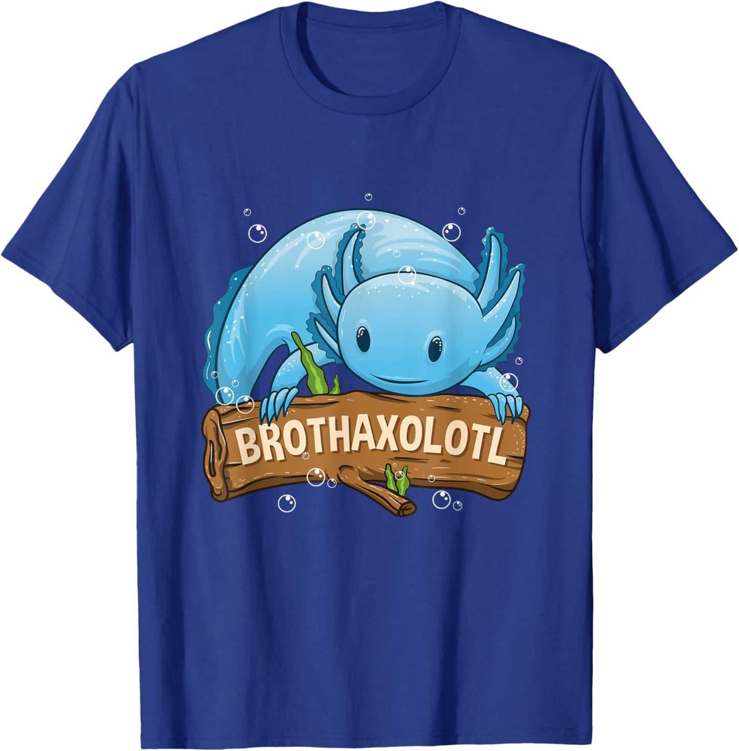 Brothaxolotl Brother Axolotl Boys Kids T-Shirt - T-Shirt | Royal