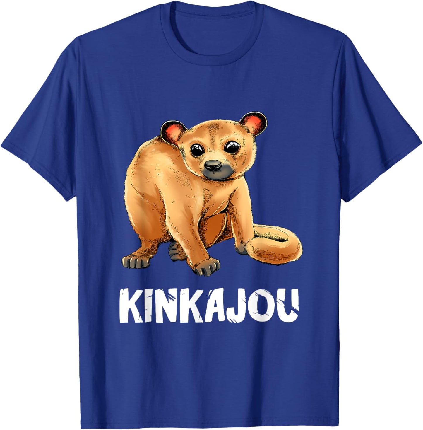 Kinkajou Honey Bear Night Walker Prehensile Animal T-Shirt - T-Shirt | Royal