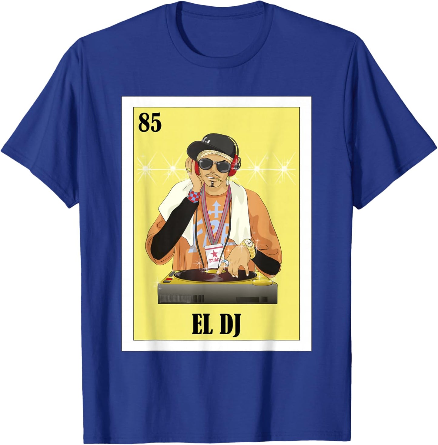 Funny Music Mexican Design - El DJ T-Shirt - T-Shirt | Royal
