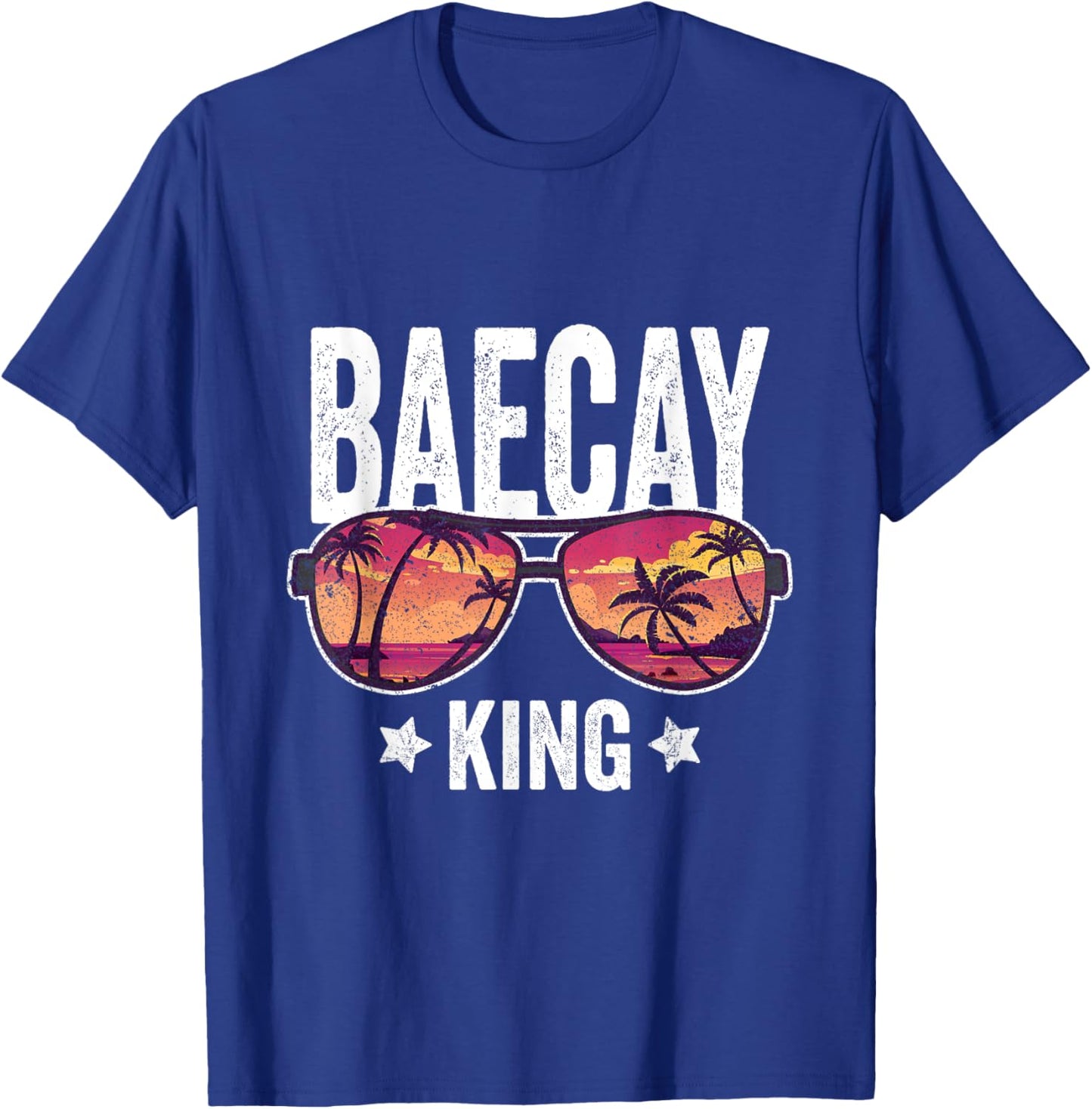Baecay King Vacation Boyfriend Girlfriend Holiday T-Shirt - T-Shirt | Royal