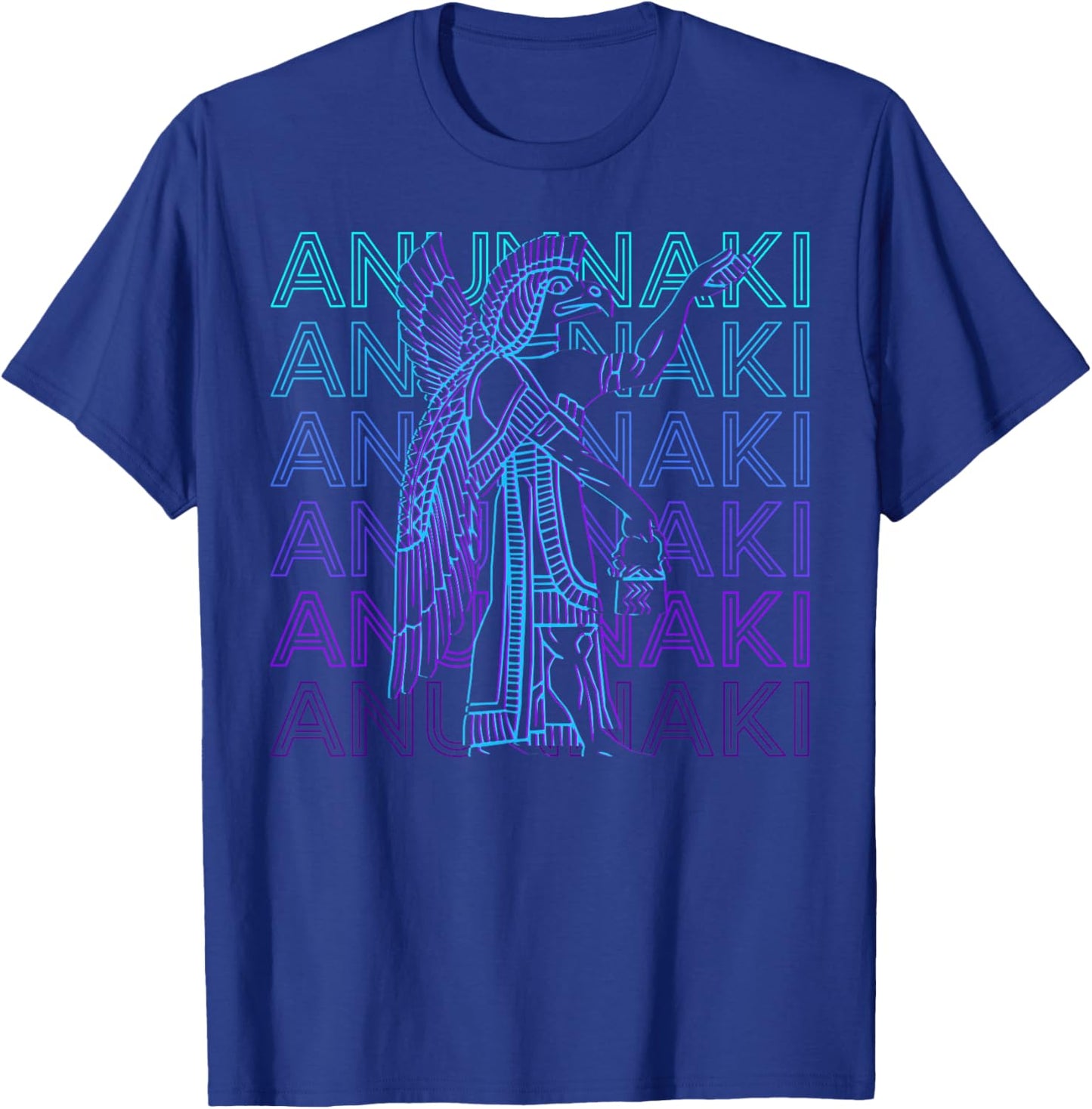 Anunnaki Sumerian God Ancient Deity Retro Anunnaki T-Shirt - T-Shirt | Royal