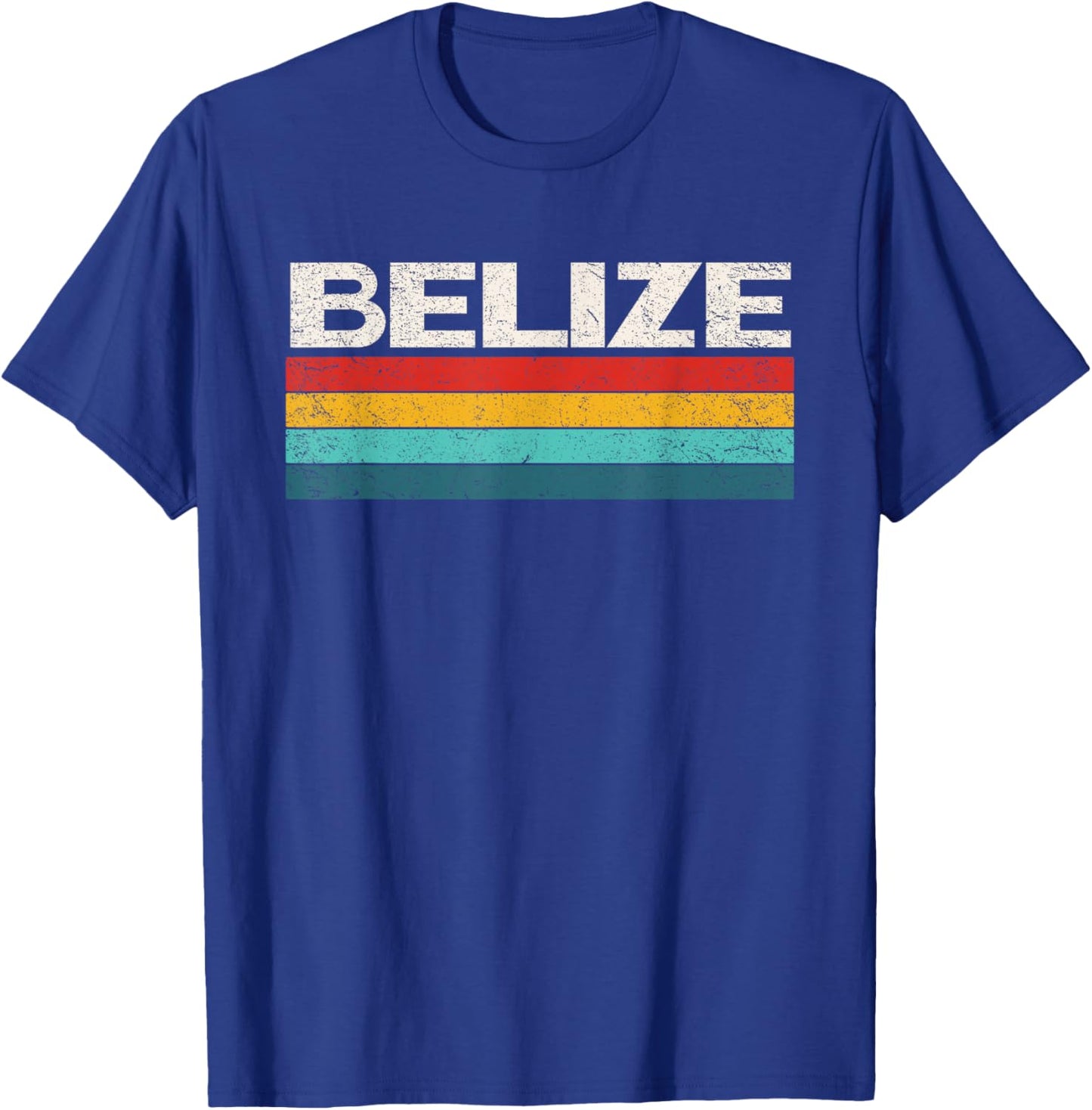 Belize Retro Love 70s Vintage Belize Graphic T-Shirt - T-Shirt | Royal