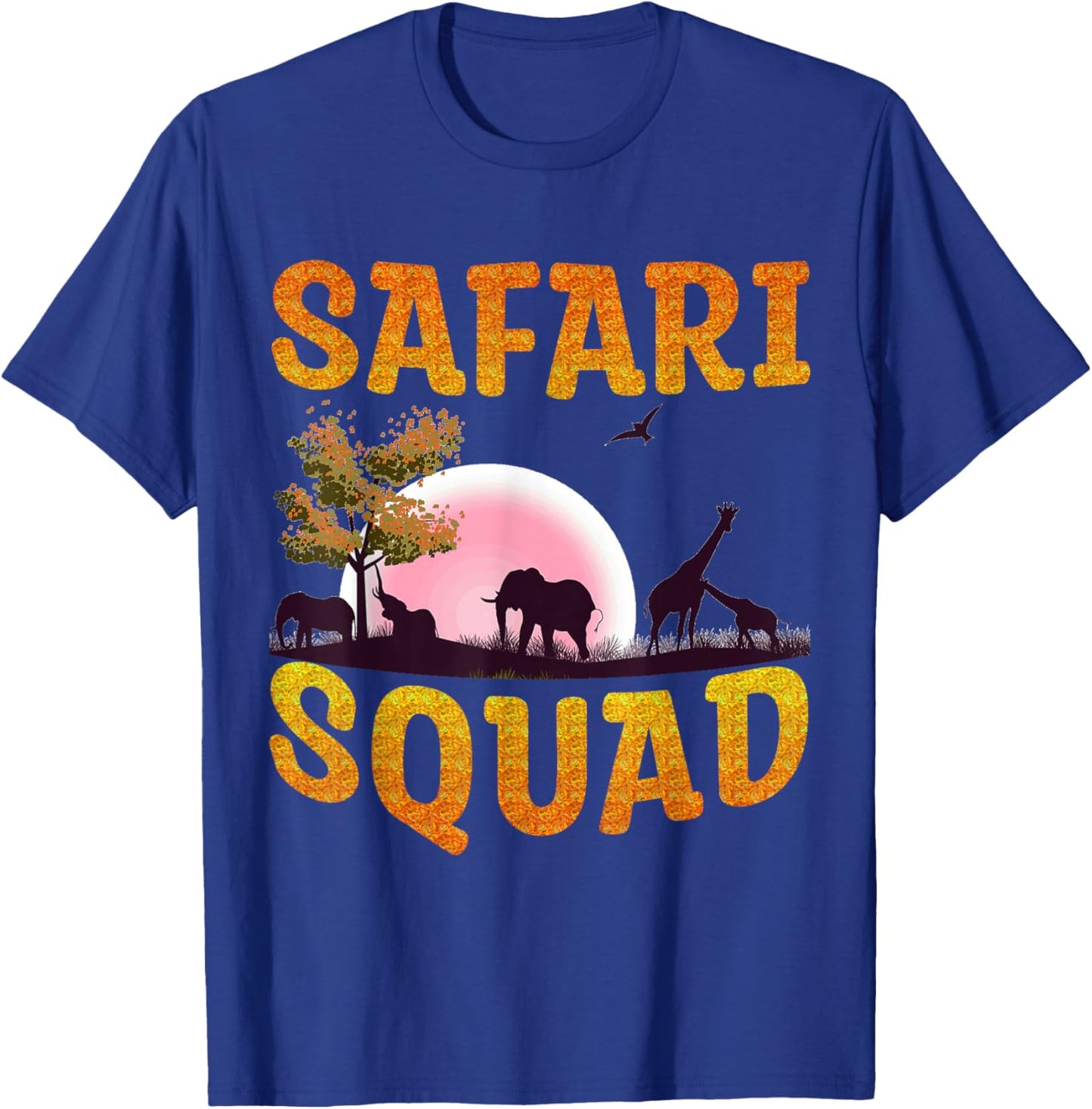Safari Squad – African Family Summer Matching Style T-Shirt - T-Shirt | Royal