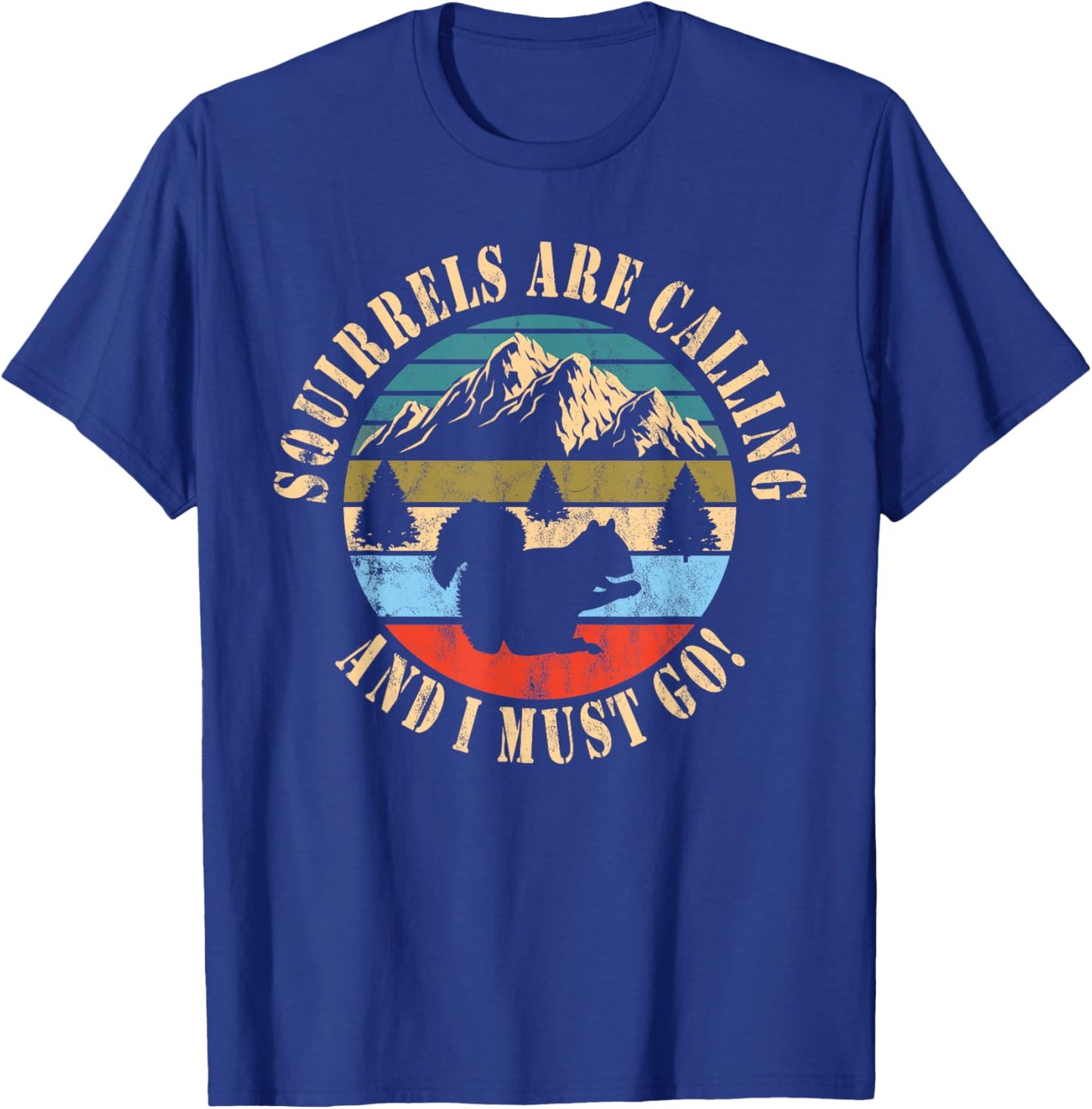 Squirrel Hunting T-Shirt - T-Shirt | Royal