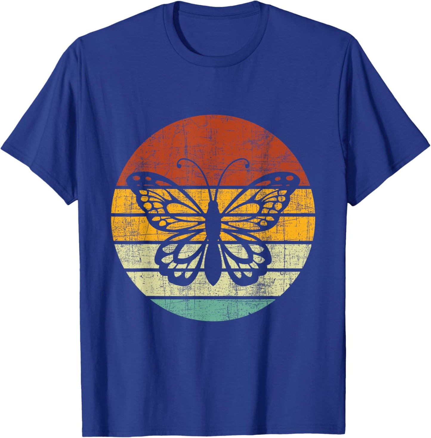 Retro Butterfly Lover - Entomology Lepidopterist Butterflies T-Shirt - T-Shirt | Royal