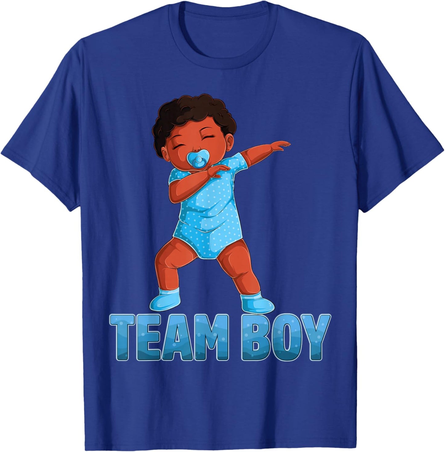 Gender Reveal Party Team Boy Baby Announcement Women Men T-Shirt - T-Shirt | Royal