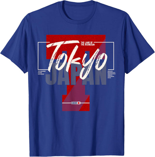 Tokyo Japan The Land of the Rising Sun T-Shirt - T-Shirt | Royal