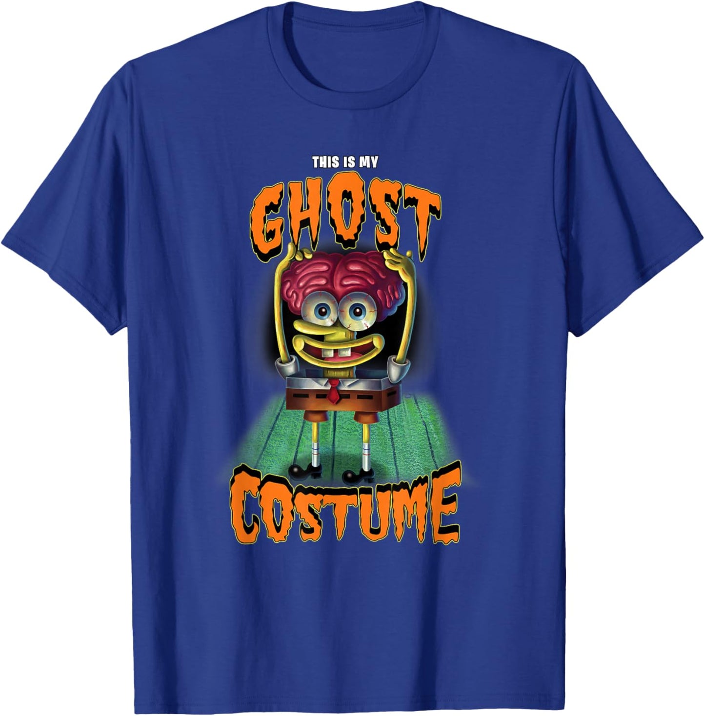 SpongeBob SquarePants Halloween This Is My Ghost Costume T-Shirt - T-Shirt | Royal