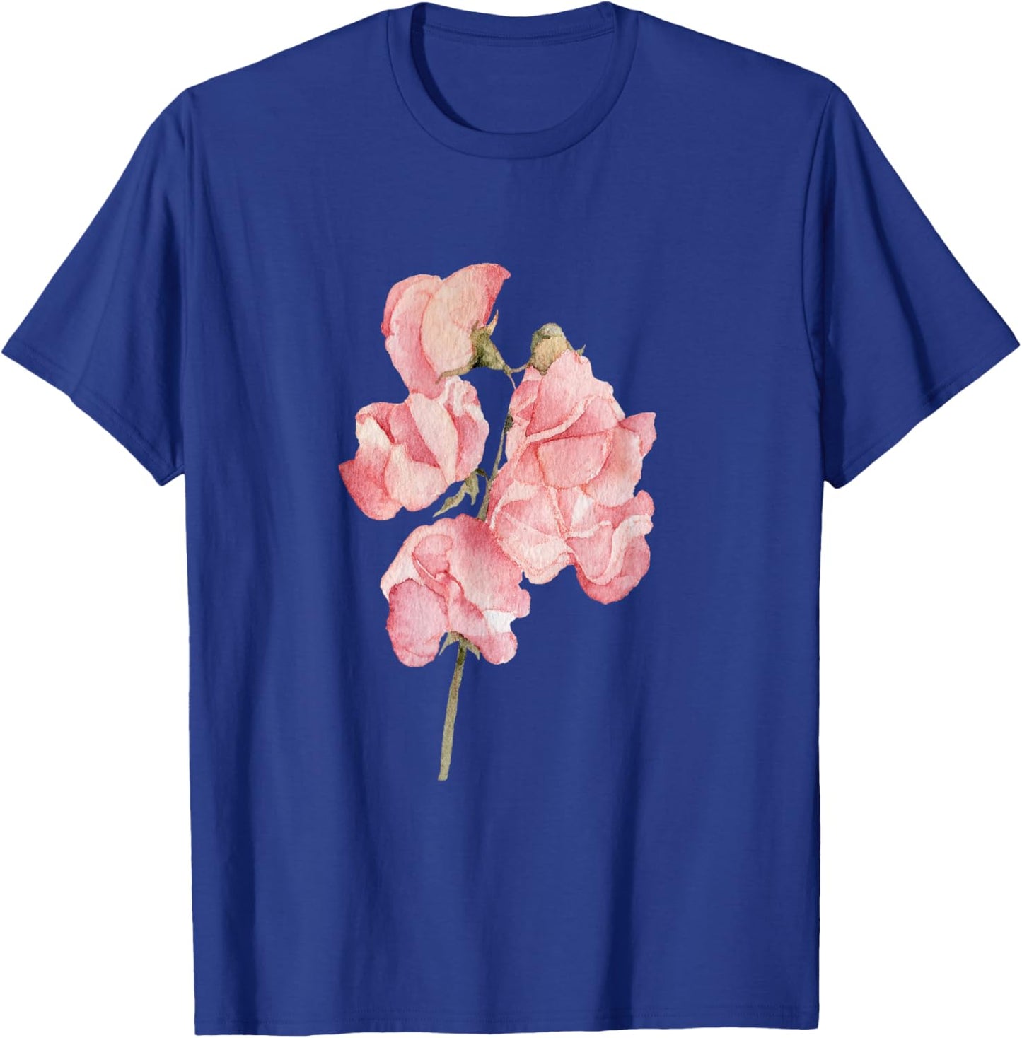 Sweet pea flower T-Shirt - T-Shirt | Royal