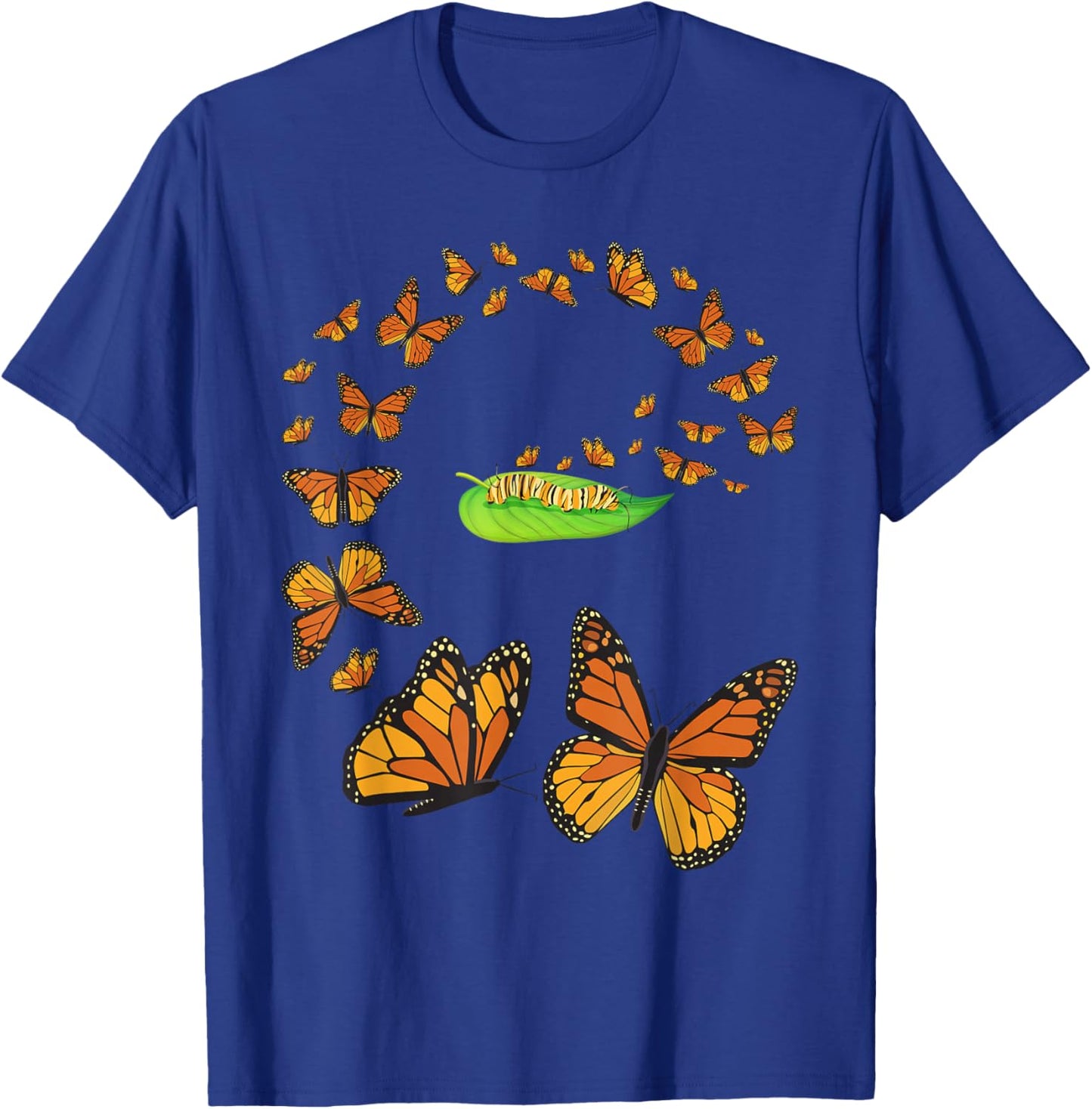 Colorful Metamorphosis - Butterfly Lover Butterflies T-Shirt - T-Shirt | Royal