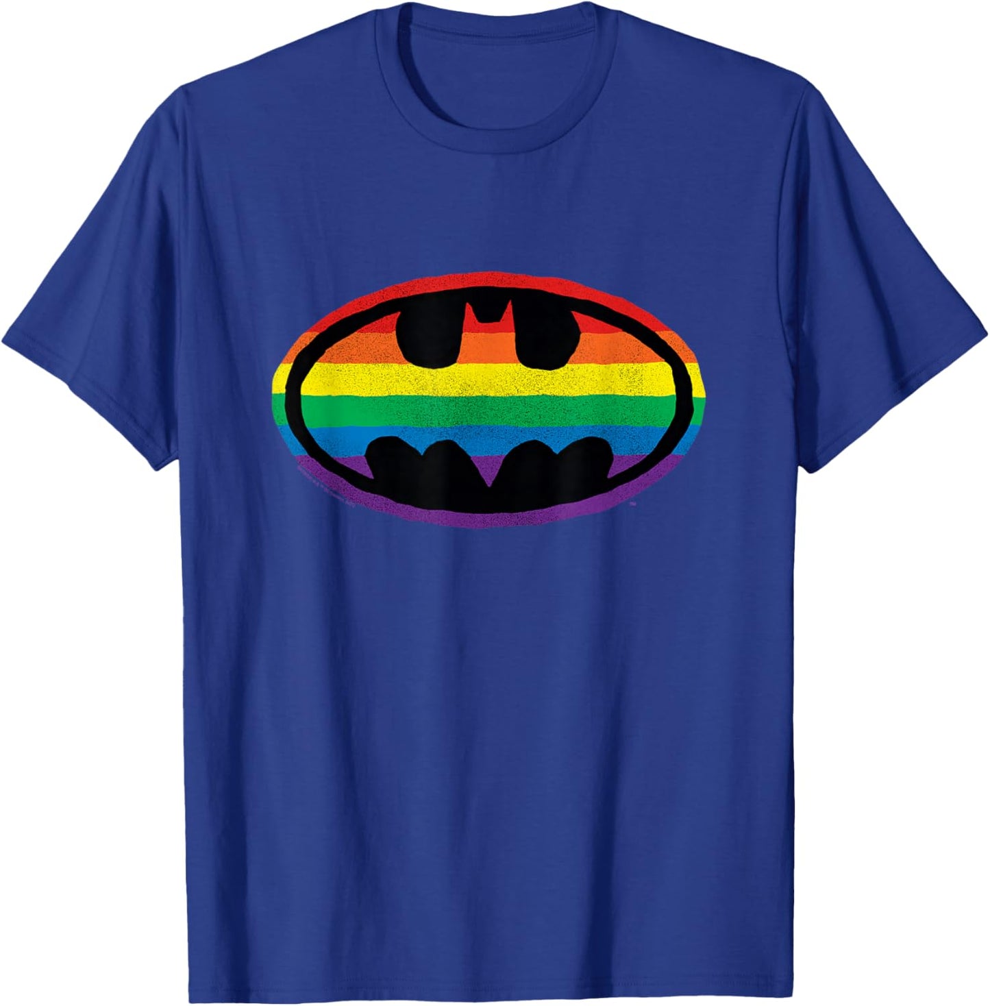 Batman Pride Rainbow Logo T-Shirt - T-Shirt | Royal