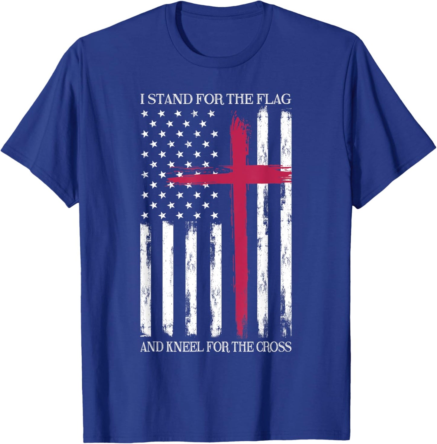 I Stand For The Flag Memorial Day Never Forget Veteran T-Shirt - T-Shirt | Royal