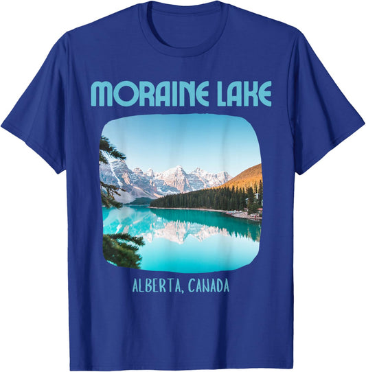Moraine Lake Canada T-Shirt - T-Shirt | Royal