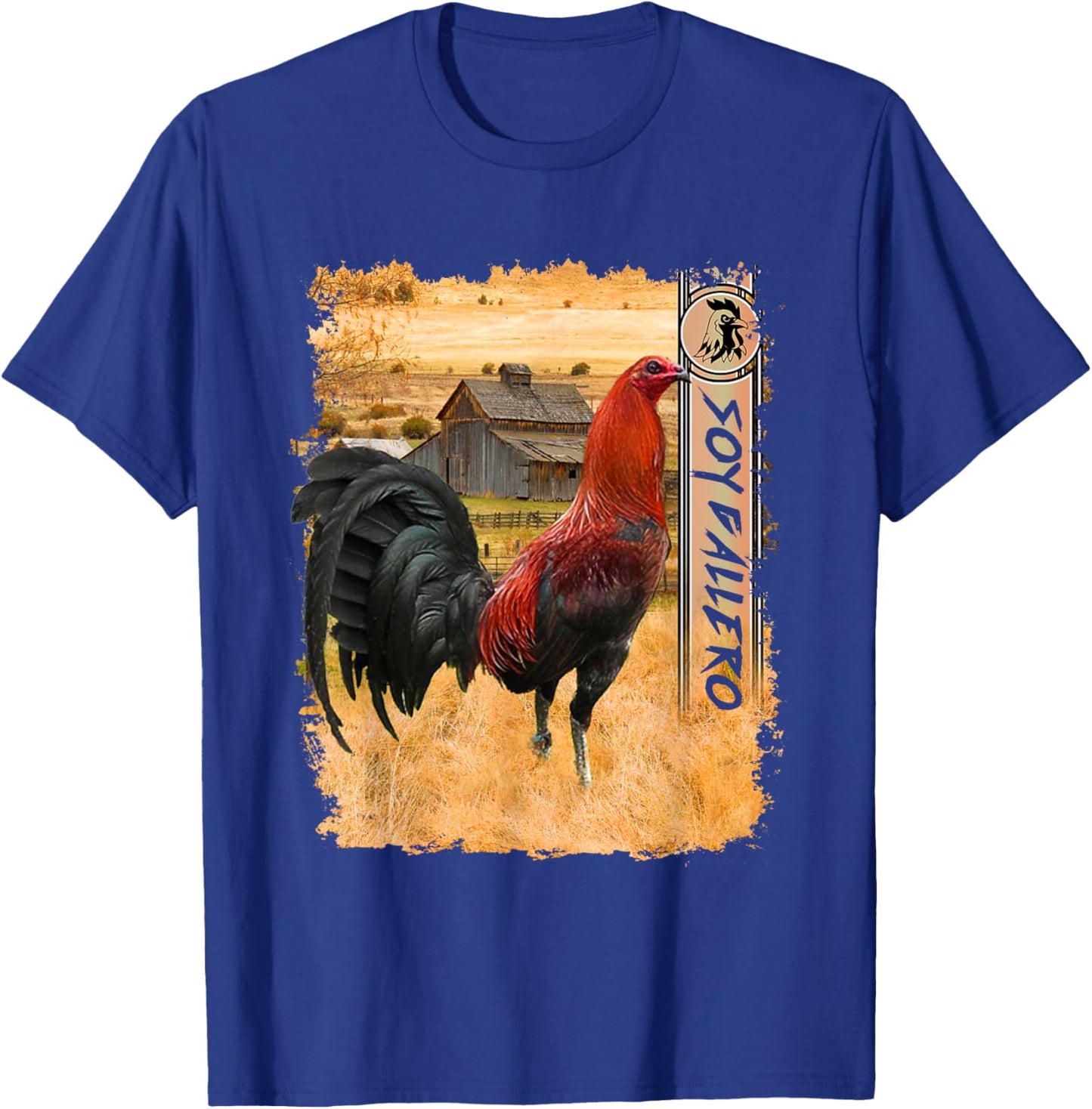 Soy Gallero Gamefowl Rooster Cockfighting Enthusiast T-Shirt - T-Shirt | Royal