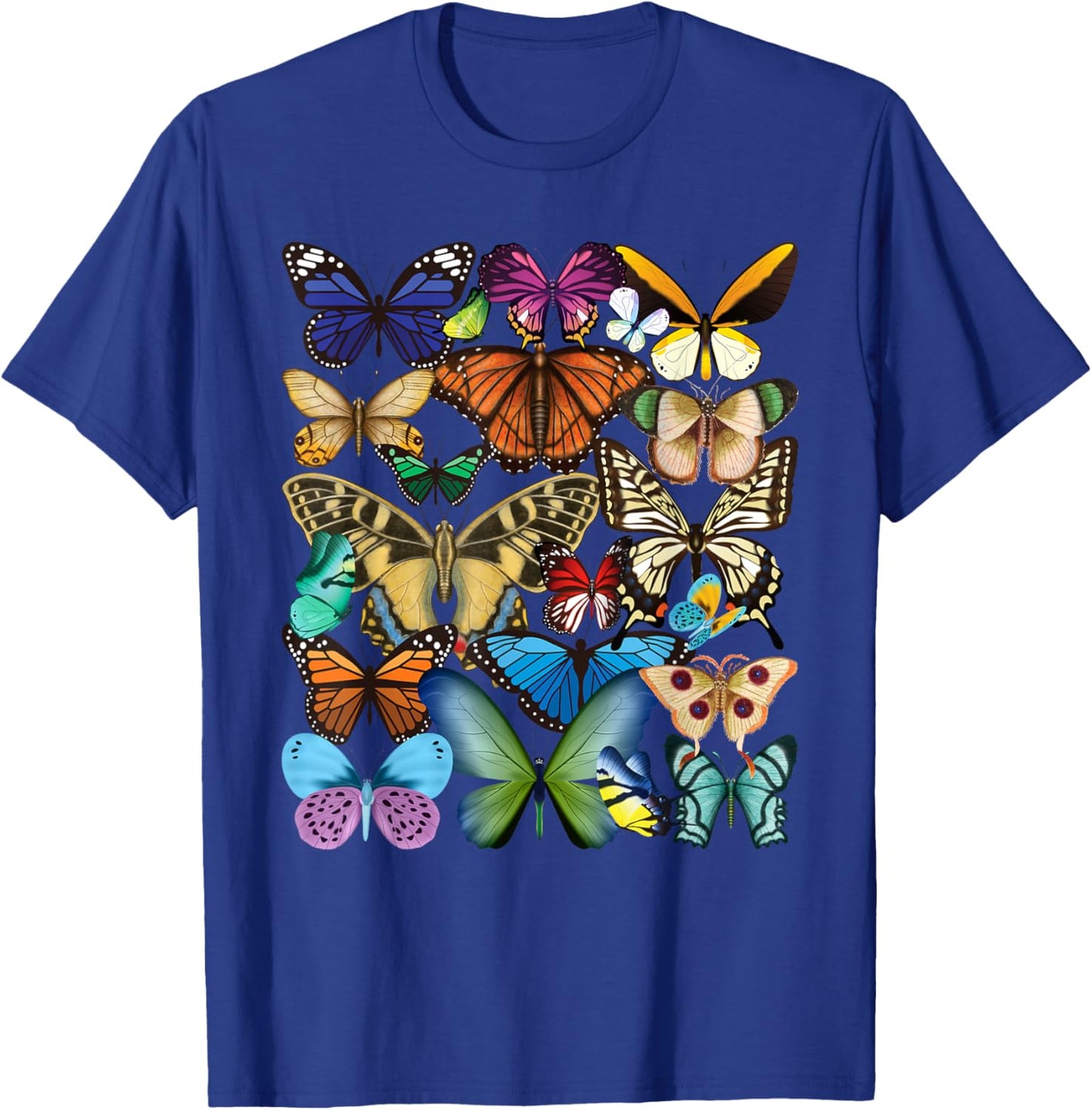 Butterfly Collection - Monarch Butterfly Lover Butterflies T-Shirt - T-Shirt | Royal