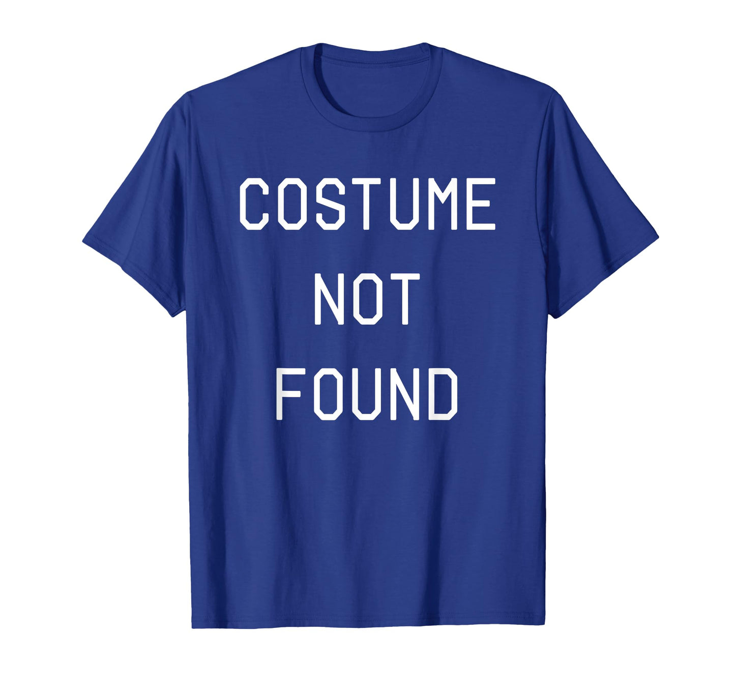 Error 404 Costume Not Found Funny Couples Matching Halloween T-Shirt