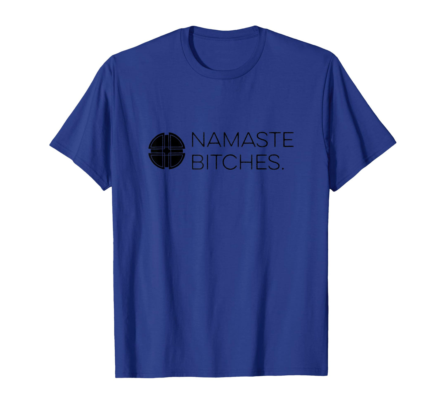 Zen AF | Mindfulness Designs Grey Namaste Bitches Yoga T-Shirt X-Small
