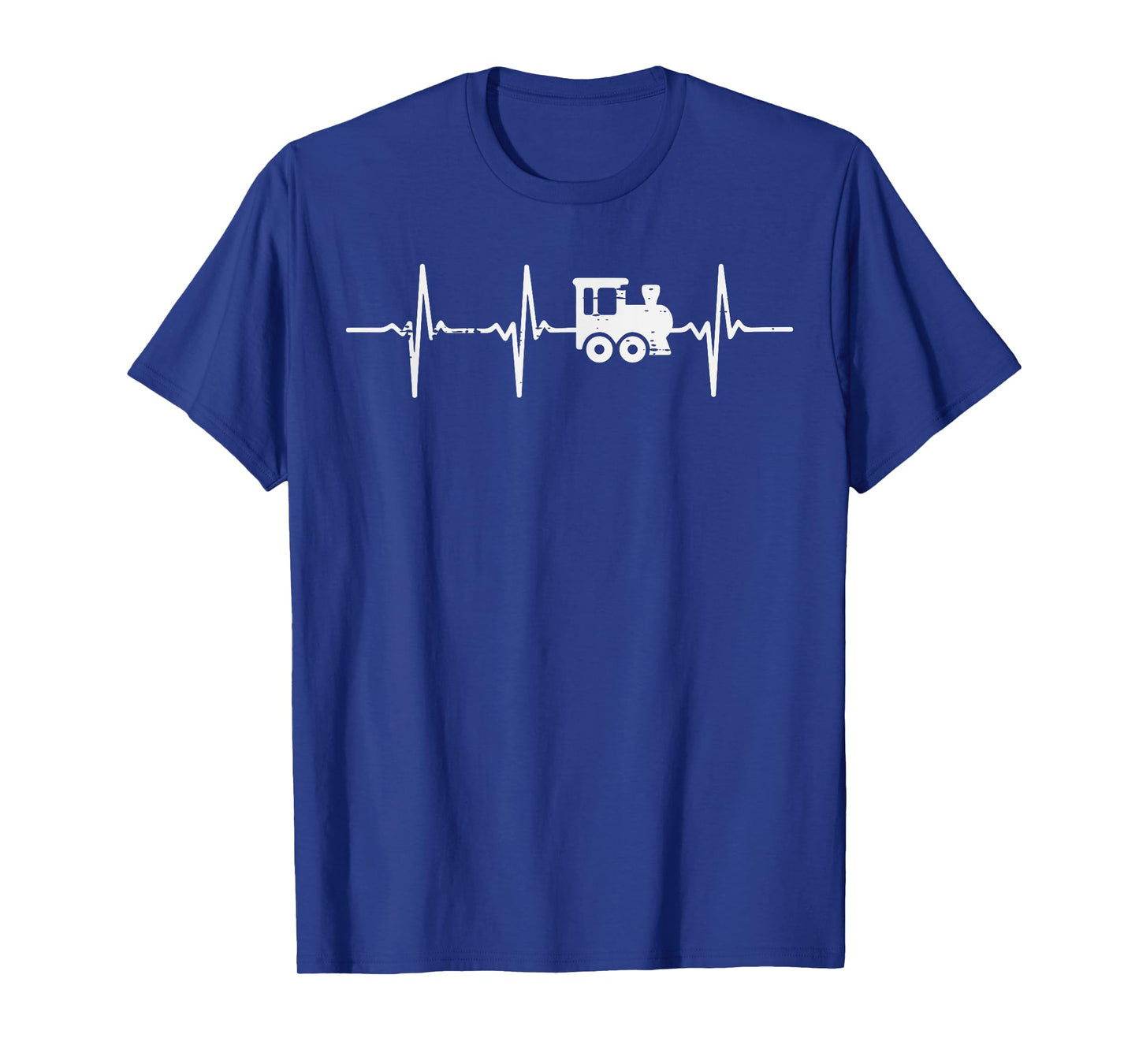Train Heartbeat Locomotive Conductor Men Boys Kids Women T-Shirt