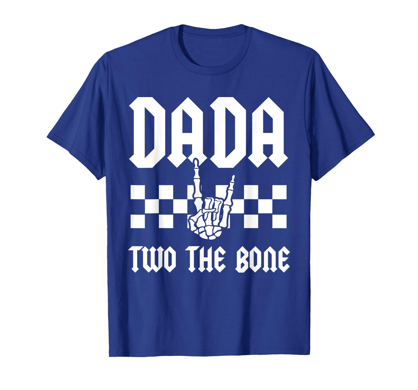 Dada Two The Bone Skeleton Hand 2nd Birthday Boy Girl T-Shirt