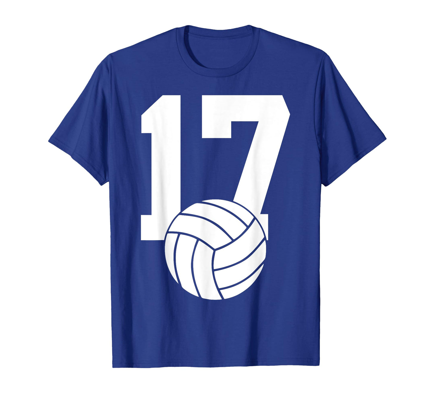 NUMBER 17 VOLLEYBALL 17TH BIRTHDAY T-Shirt