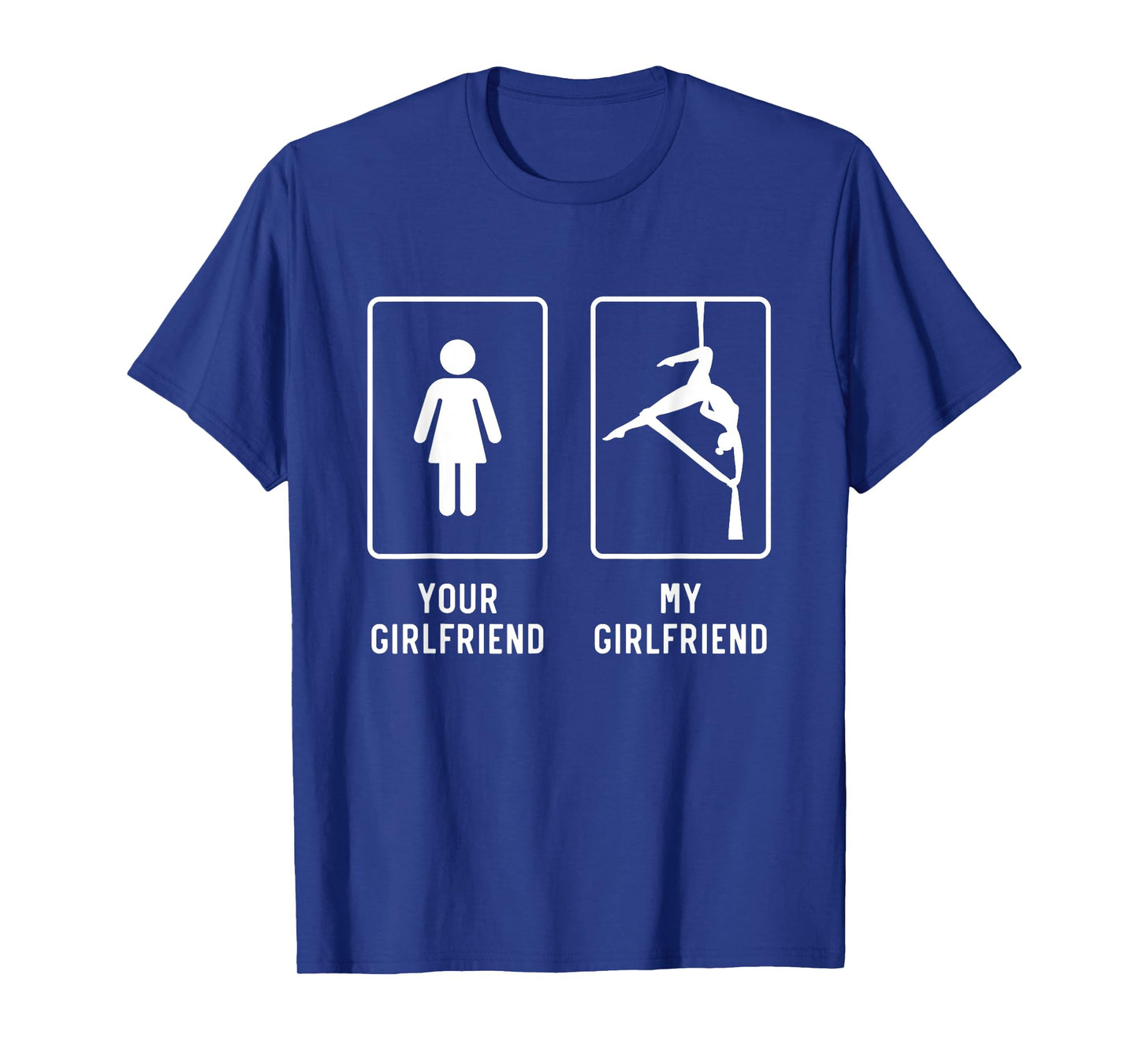 Hammock Silk Girlfriend Funny Aerial Yoga Gifts For BF T-Shirt