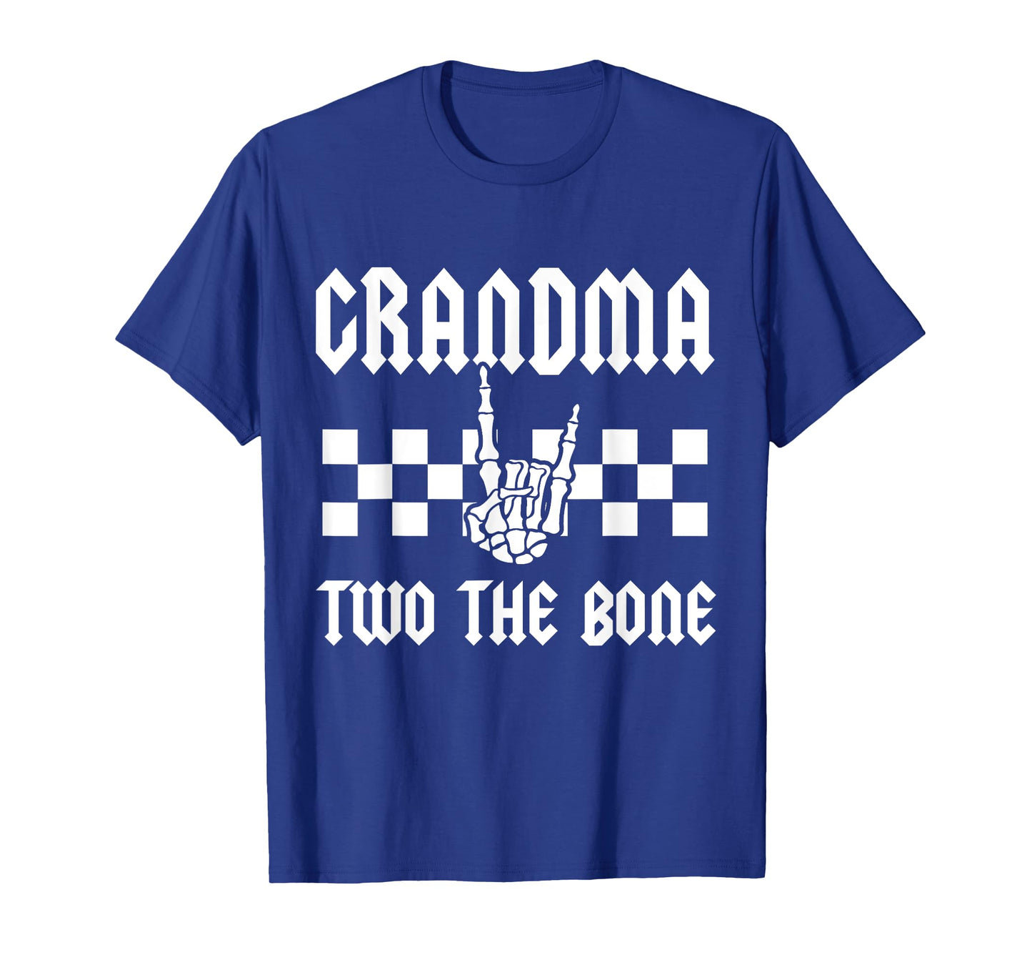 Grandma Two The Bone Skeleton Hand 2nd Birthday Boy Girl T-Shirt