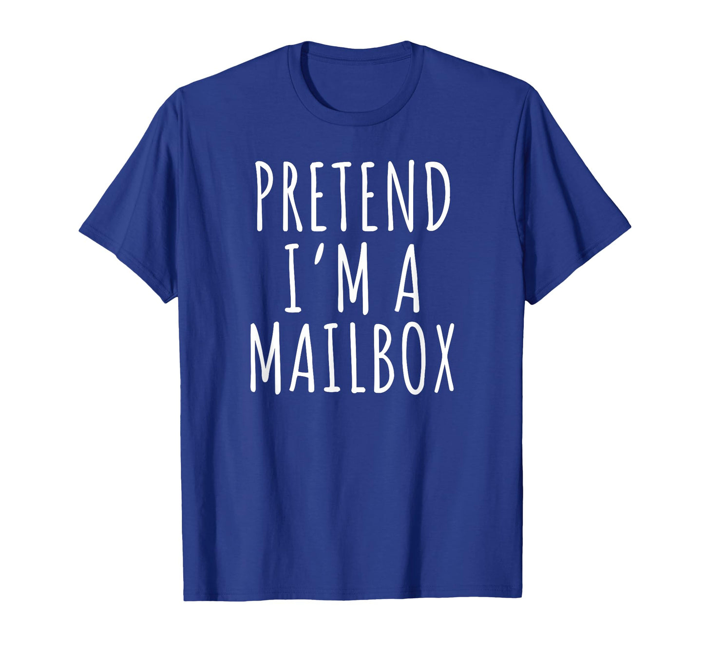 Lazy Halloween Costume Shirt Pretend I'm Mailbox T-Shirt