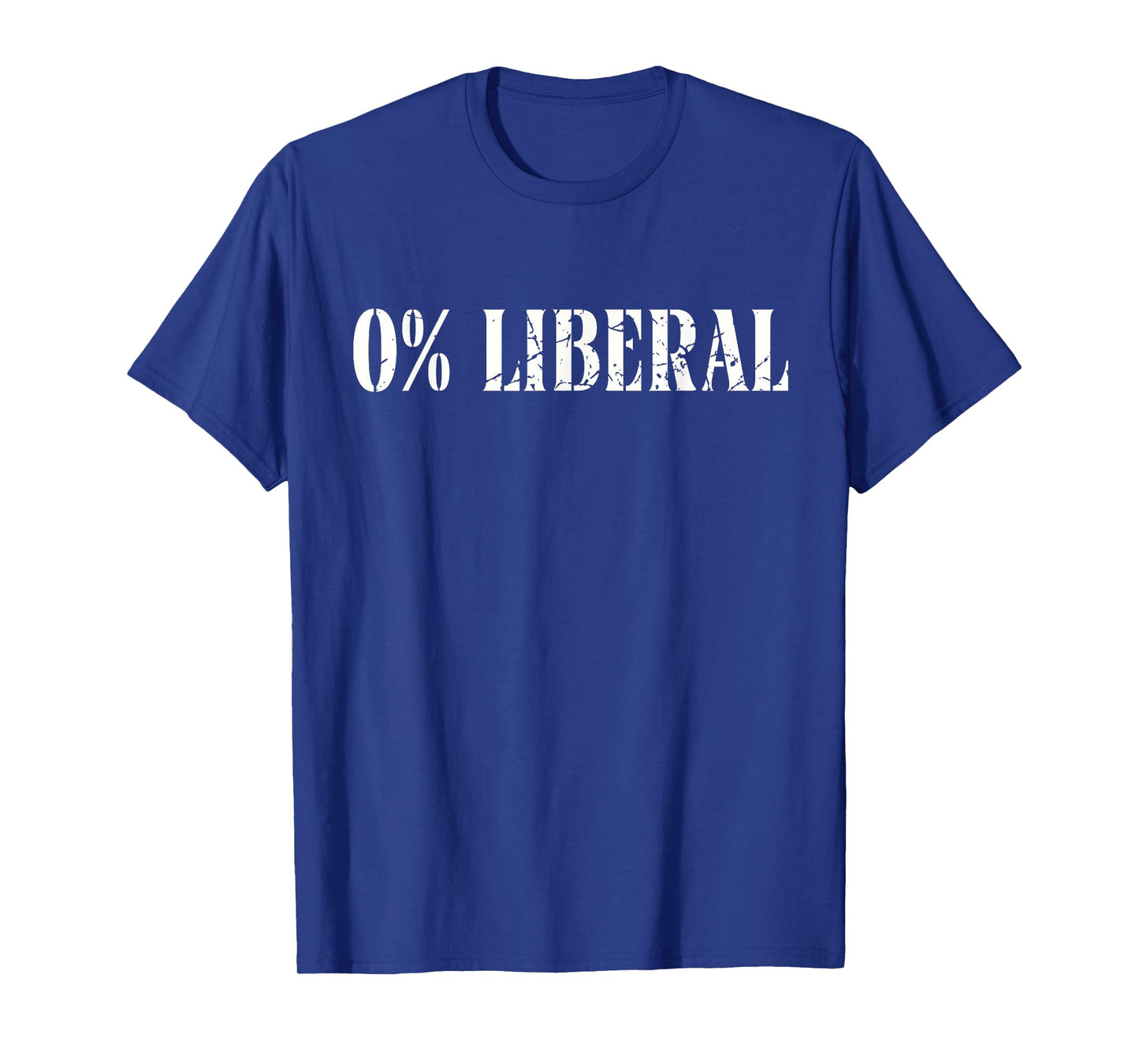 Funny Conservative Republican 0% Liberal Political Humor T-Shirt