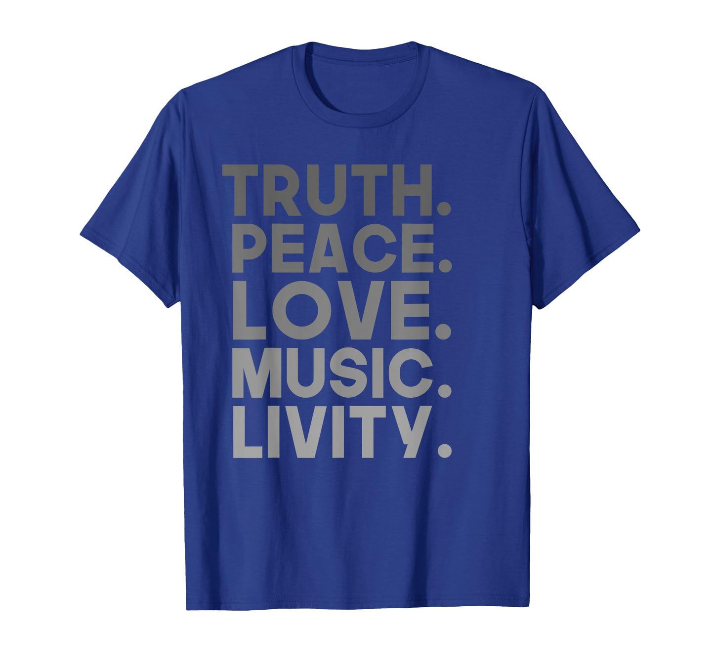 Truth Peace Love Music Livity Reggae Rasta T-shirt T-Shirt