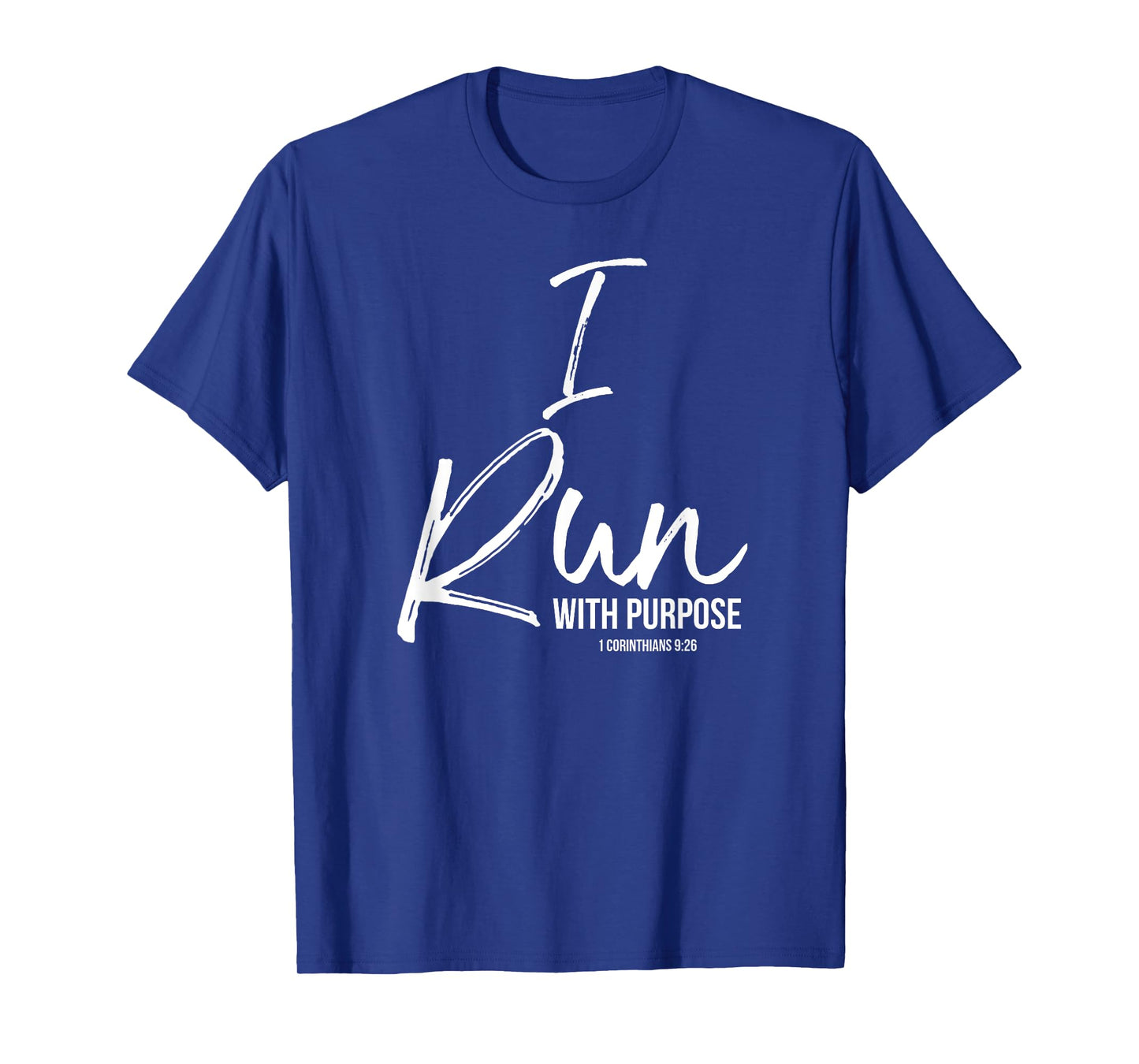 Christian Running Gift for Runners I Run with Purpose T-Shirt