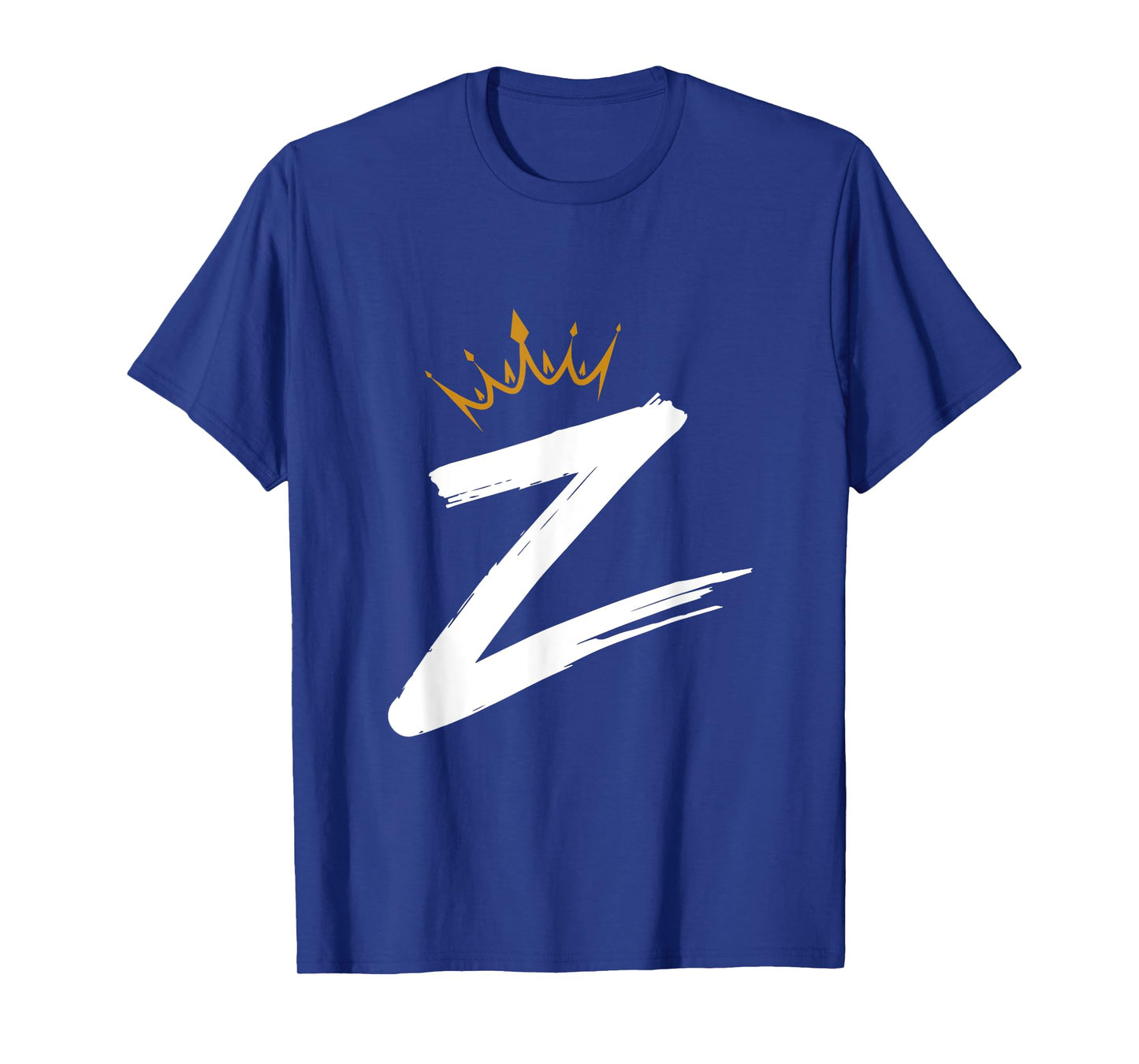 Queen King Letter Z - Favorite Letter With Crown Alphabet T-Shirt