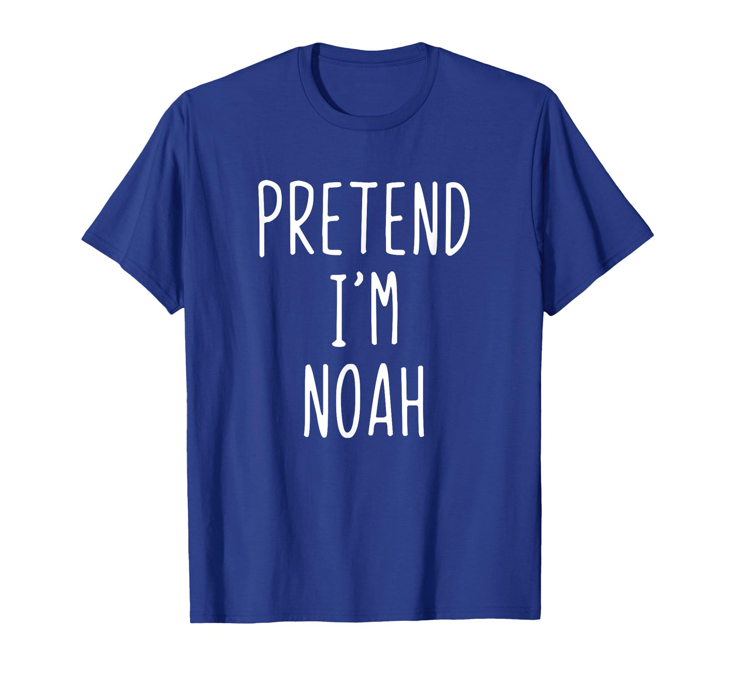 Pretend I'm A Noah Costume Halloween Funny Lazy Adult Kids T-Shirt