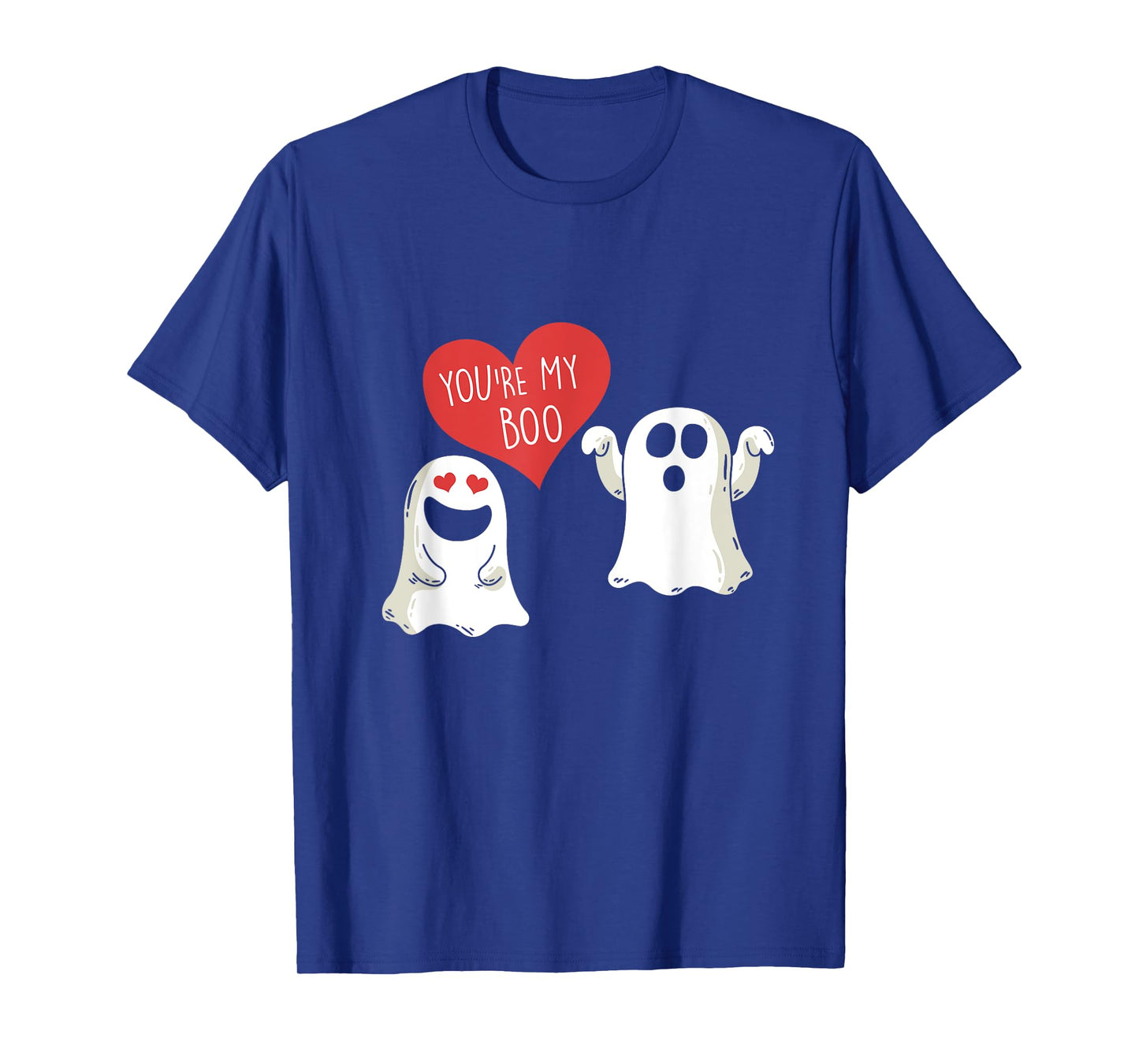 Cute Ghost Couple Boo To You Halloween Du bist mein Boo T-Shirt