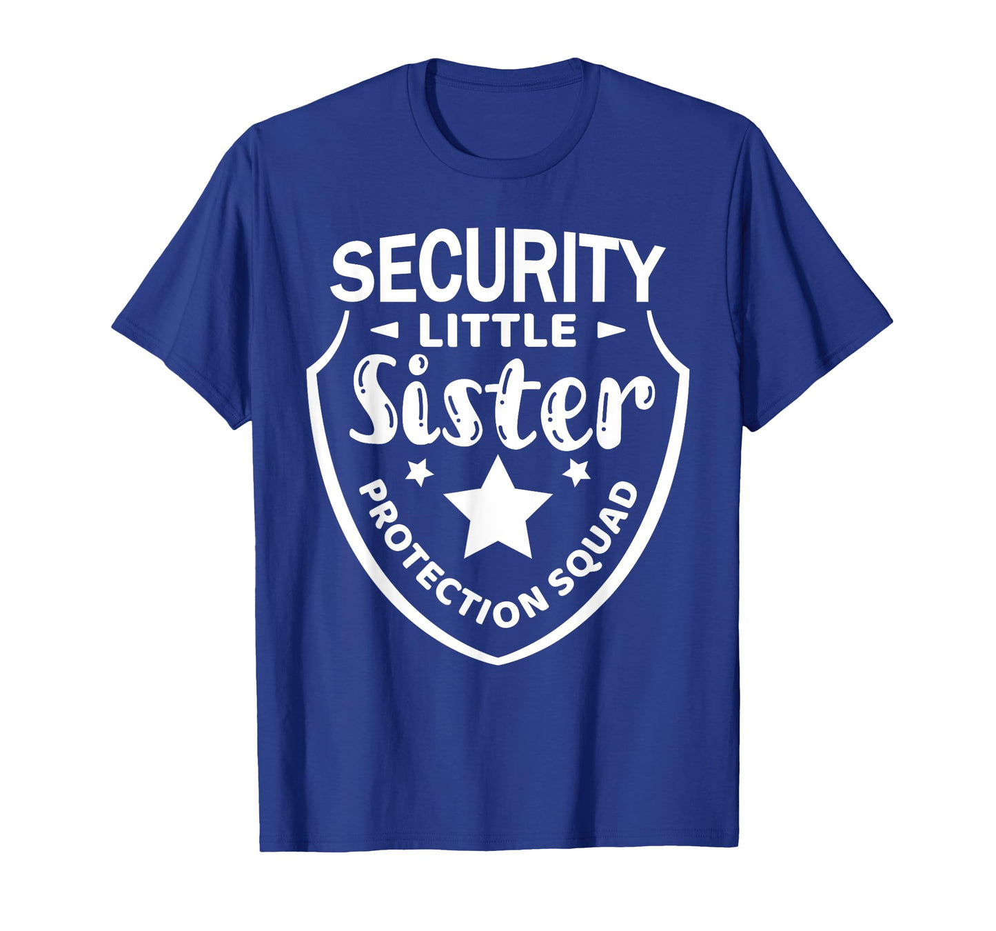 Funny Brother Security Little Sister Protection Squad Boys T-Shirt