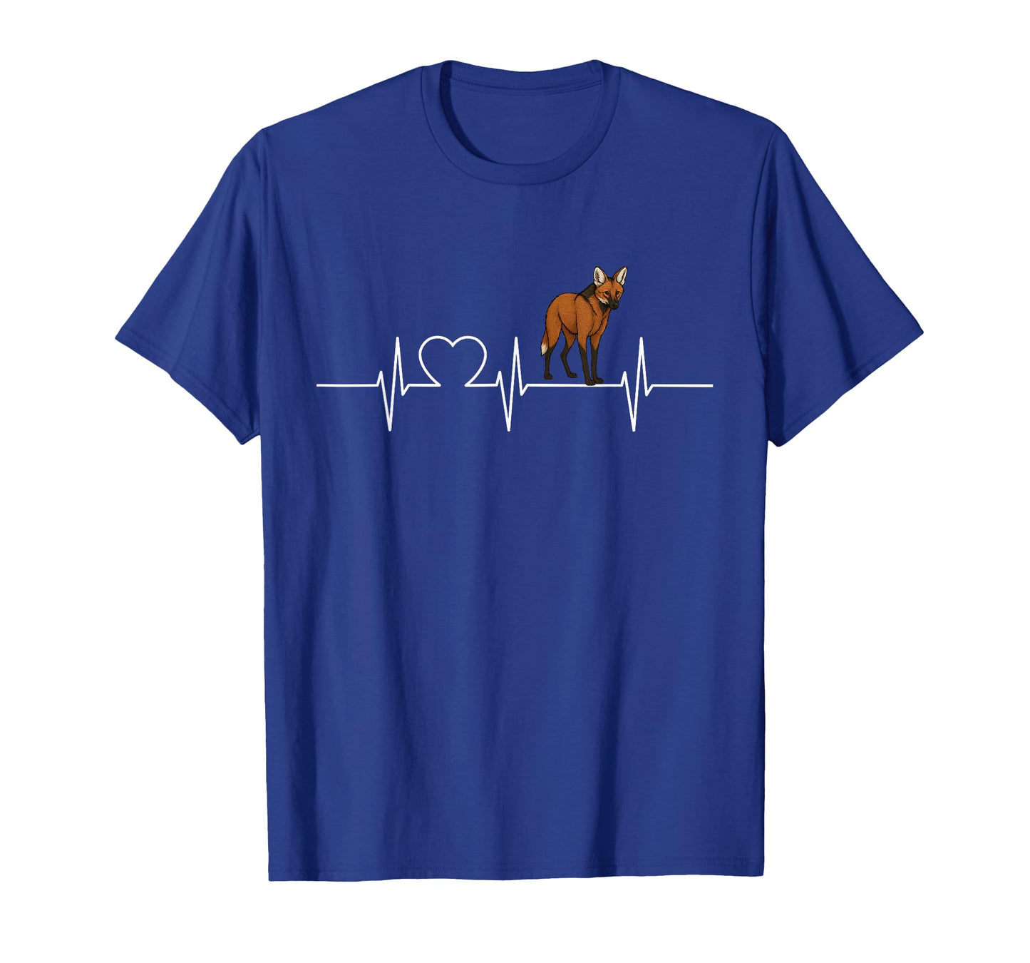 Maned Wolf Heartbeat Maned Wolves Maned Wolf T-Shirt