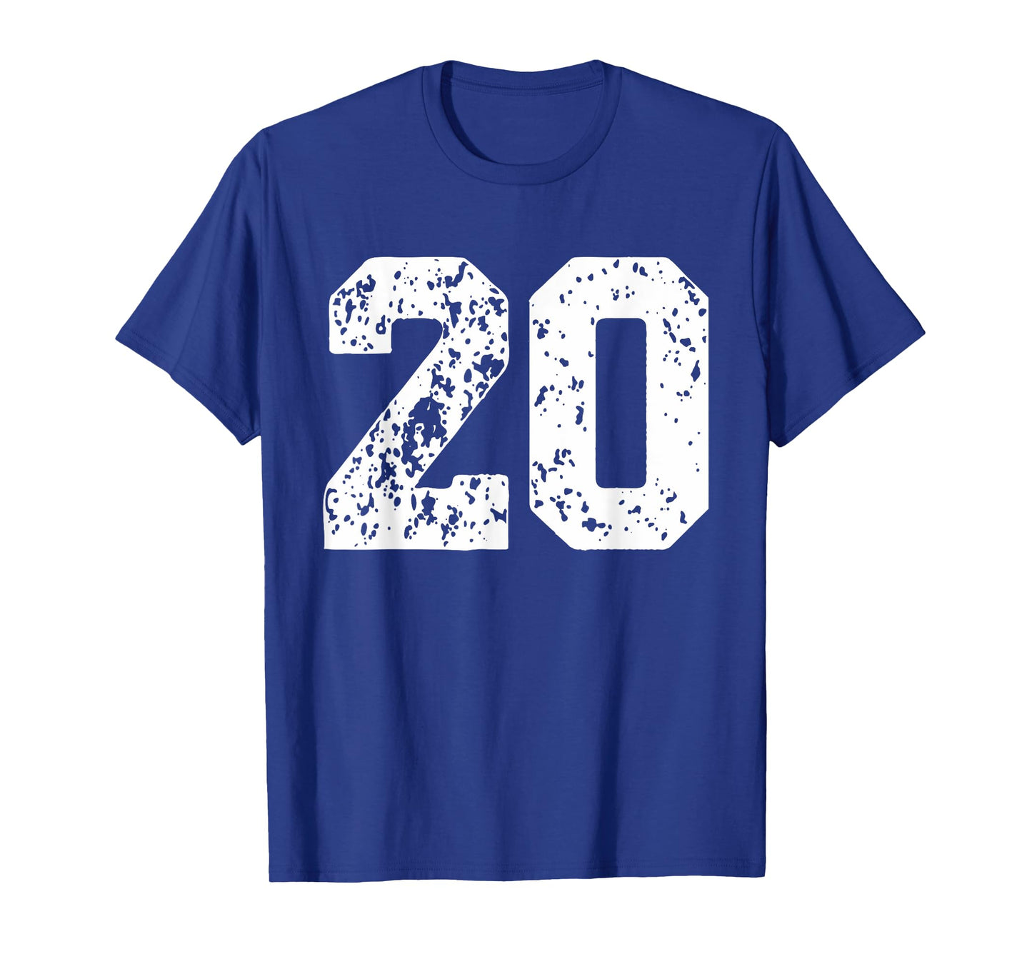 Number 20 White Best Classic College Style Birthday Funny T-Shirt